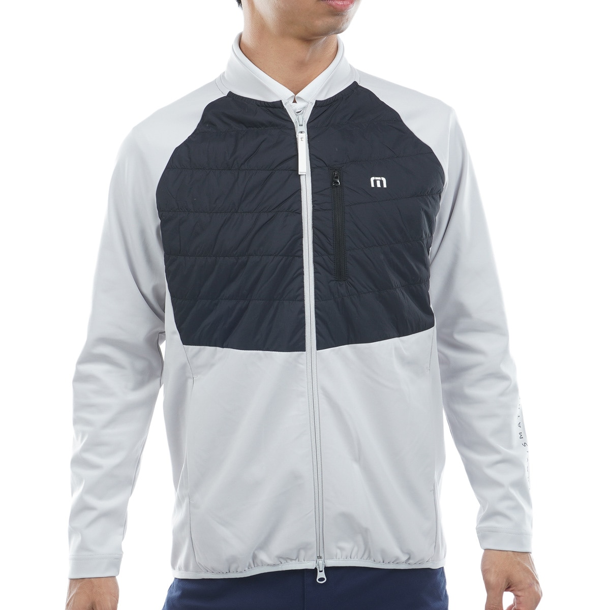 ストレッチ フルジップ ハイブリッド プレイジャケット(アウター