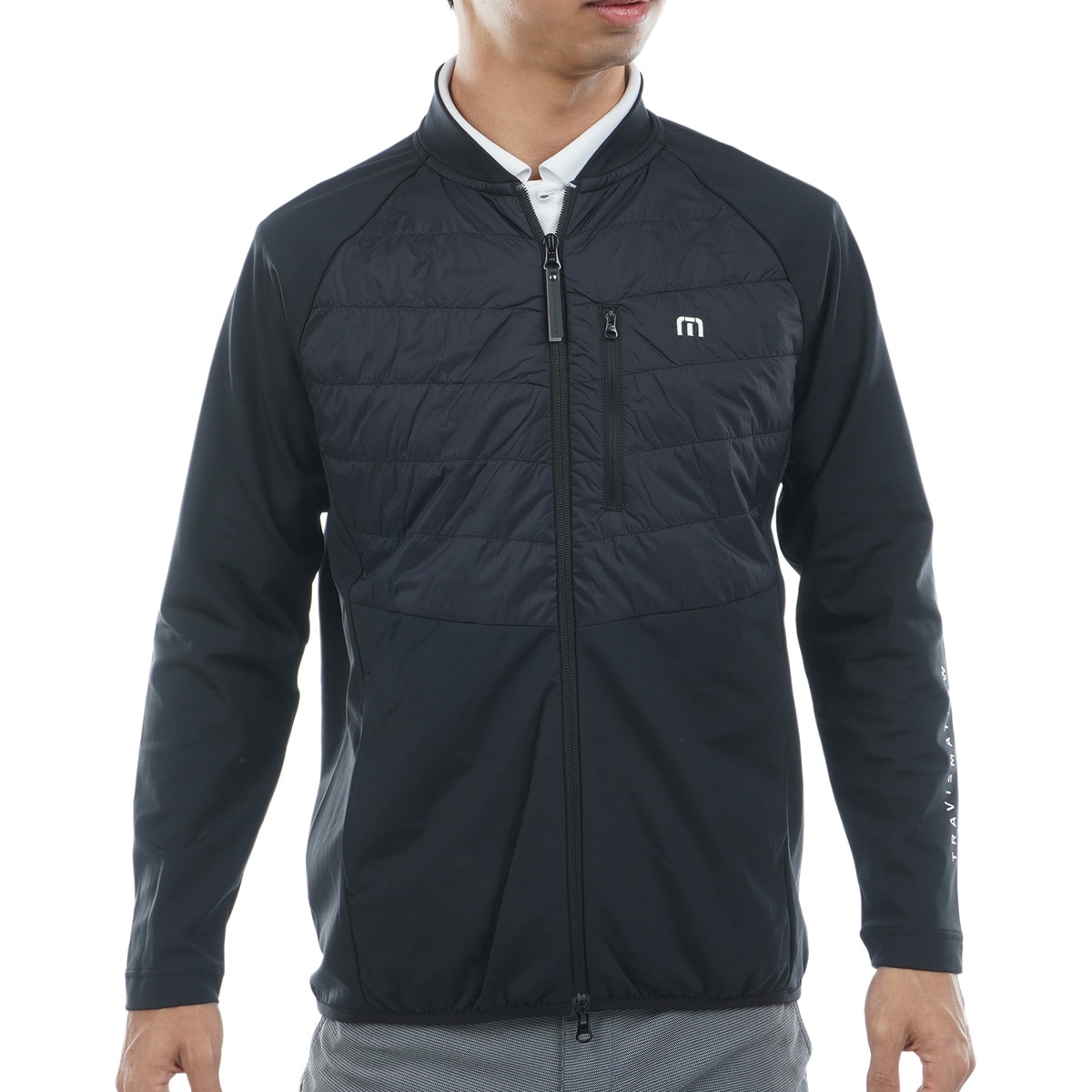 トラヴィスマシュー　フルジップ　ハイブリッド　プレイジャケット ストレッチ フルジップ ハイブリッド プレイジャケット(アウター