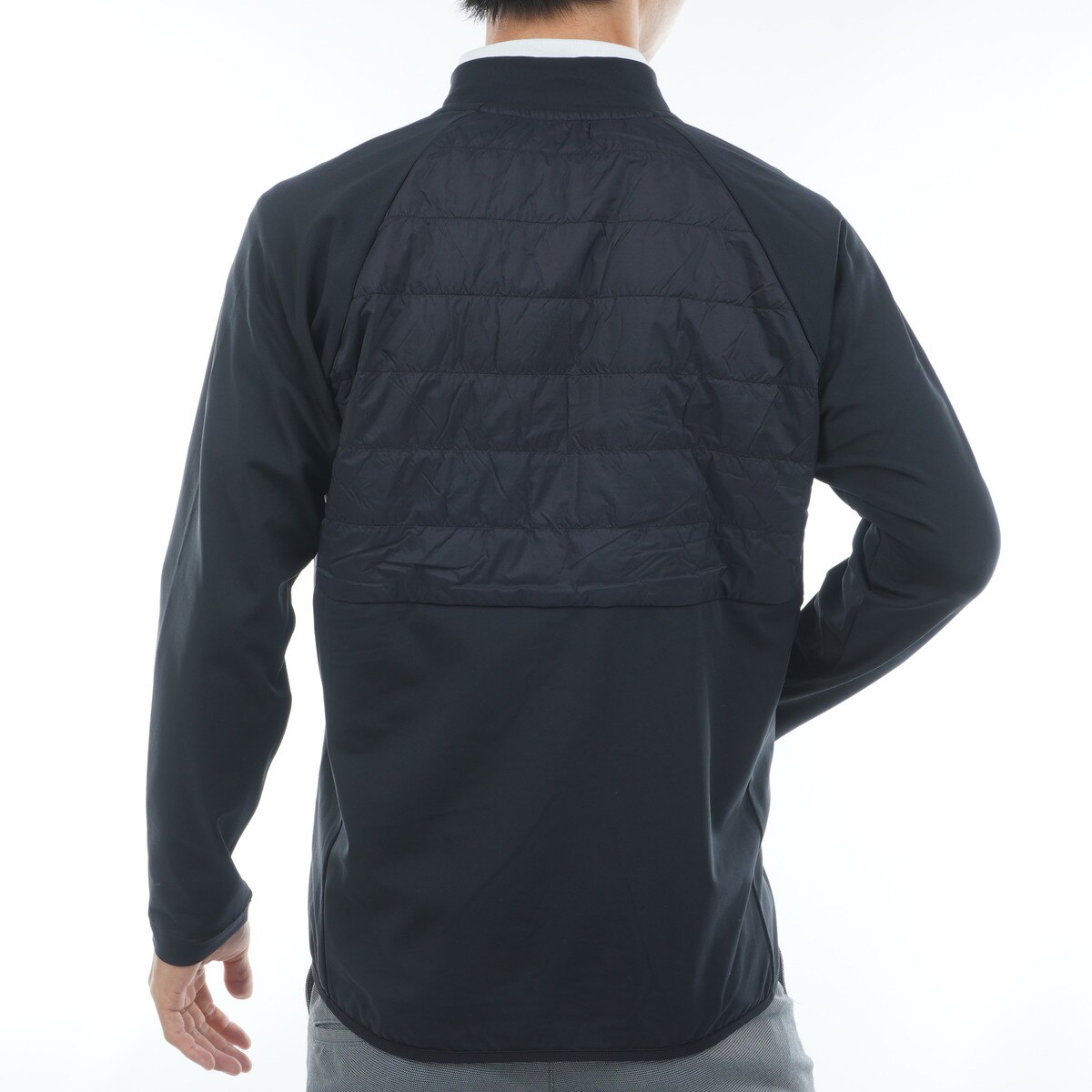 ストレッチ フルジップ ハイブリッド プレイジャケット(アウター