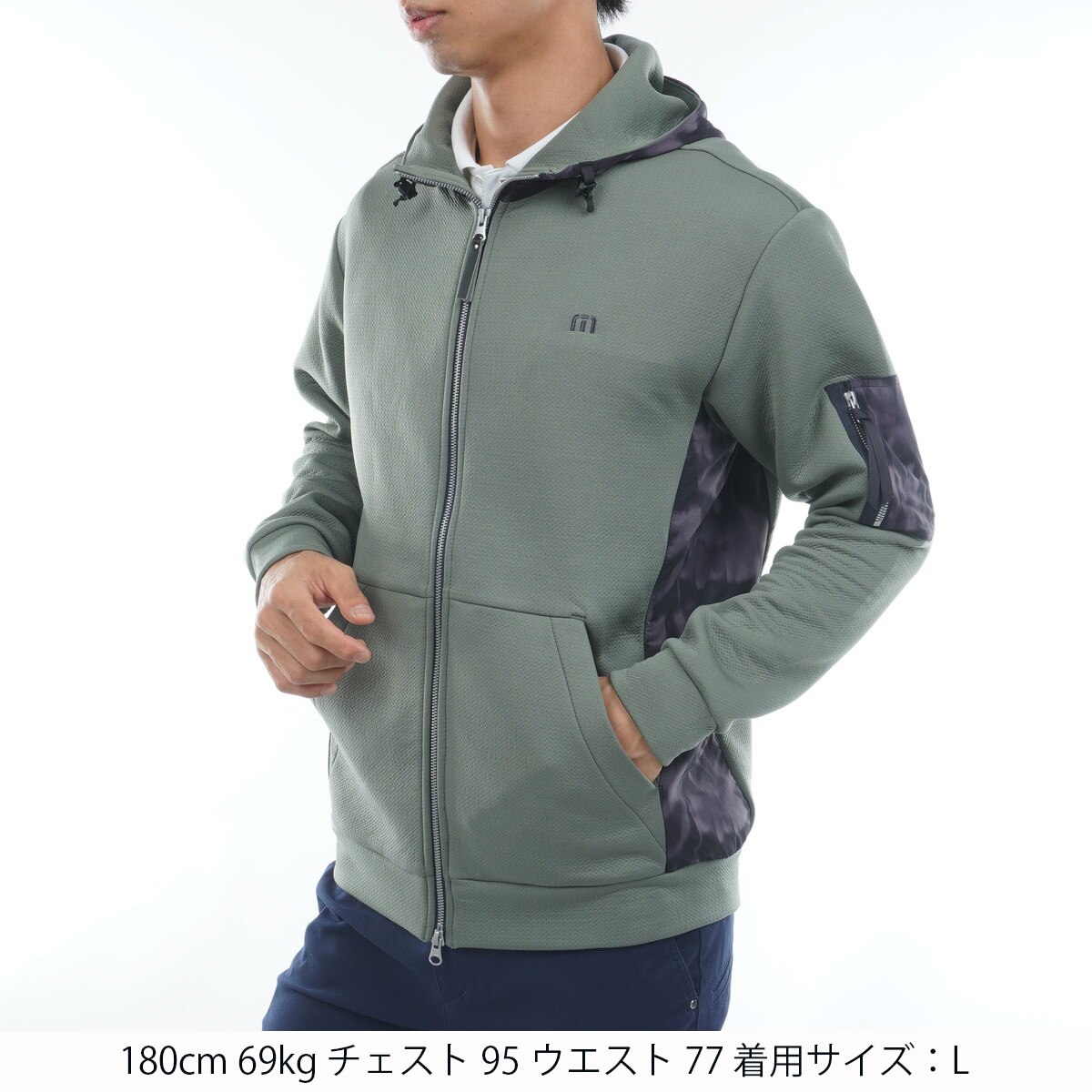 フルジップ ハイブリッド フーディージャケット(アウター(ブルゾン