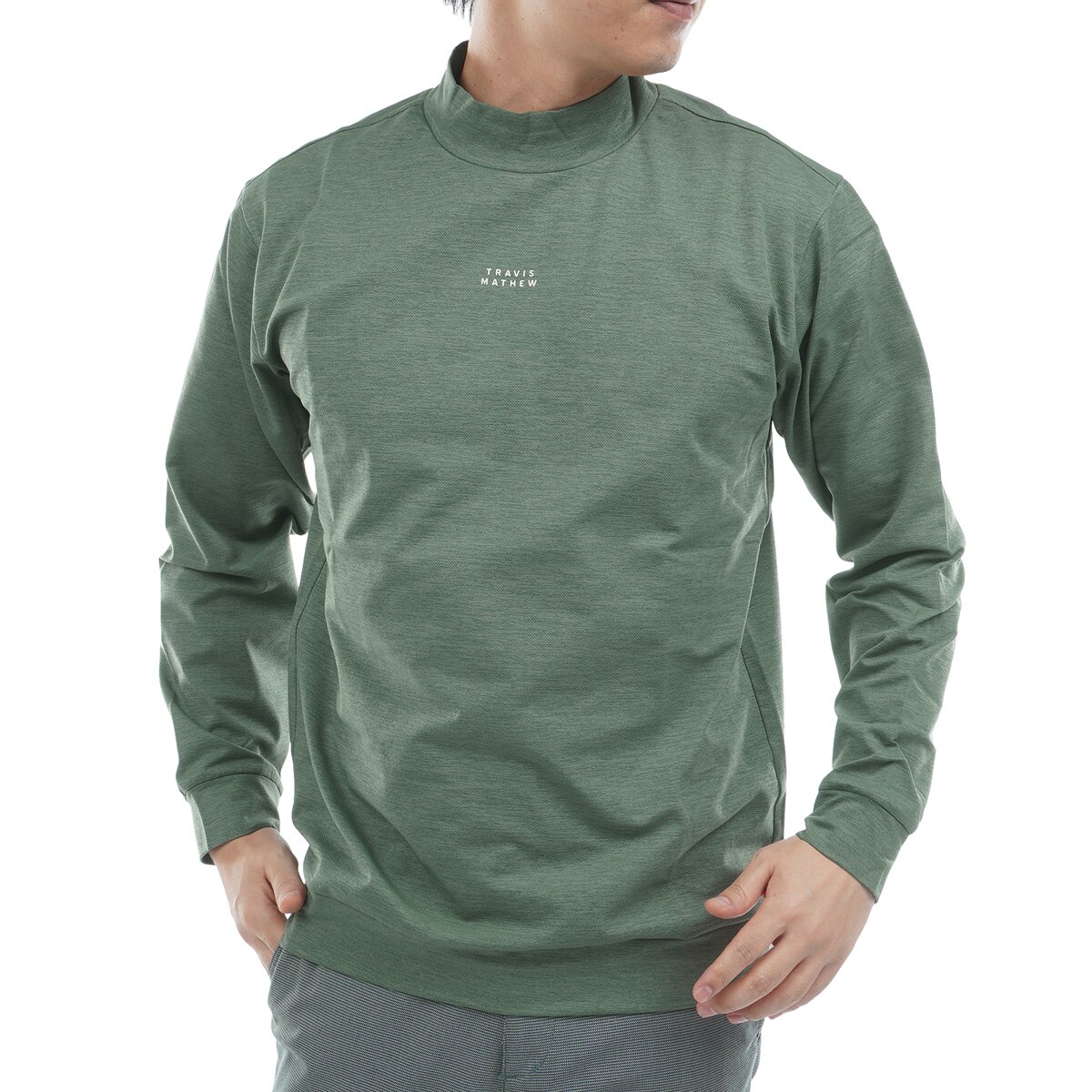 TRAVISMATHEW トラヴィスマシュー 長袖モックネックシャツ Amazon | [トラヴィスマシュー] 長袖 モックネックシャツ (ベーシック