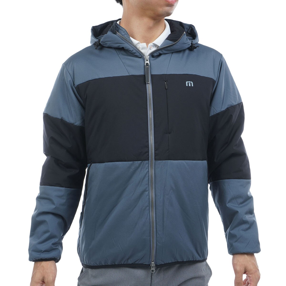 ストレッチ パディング フーディージャケット(アウター(ブルゾン