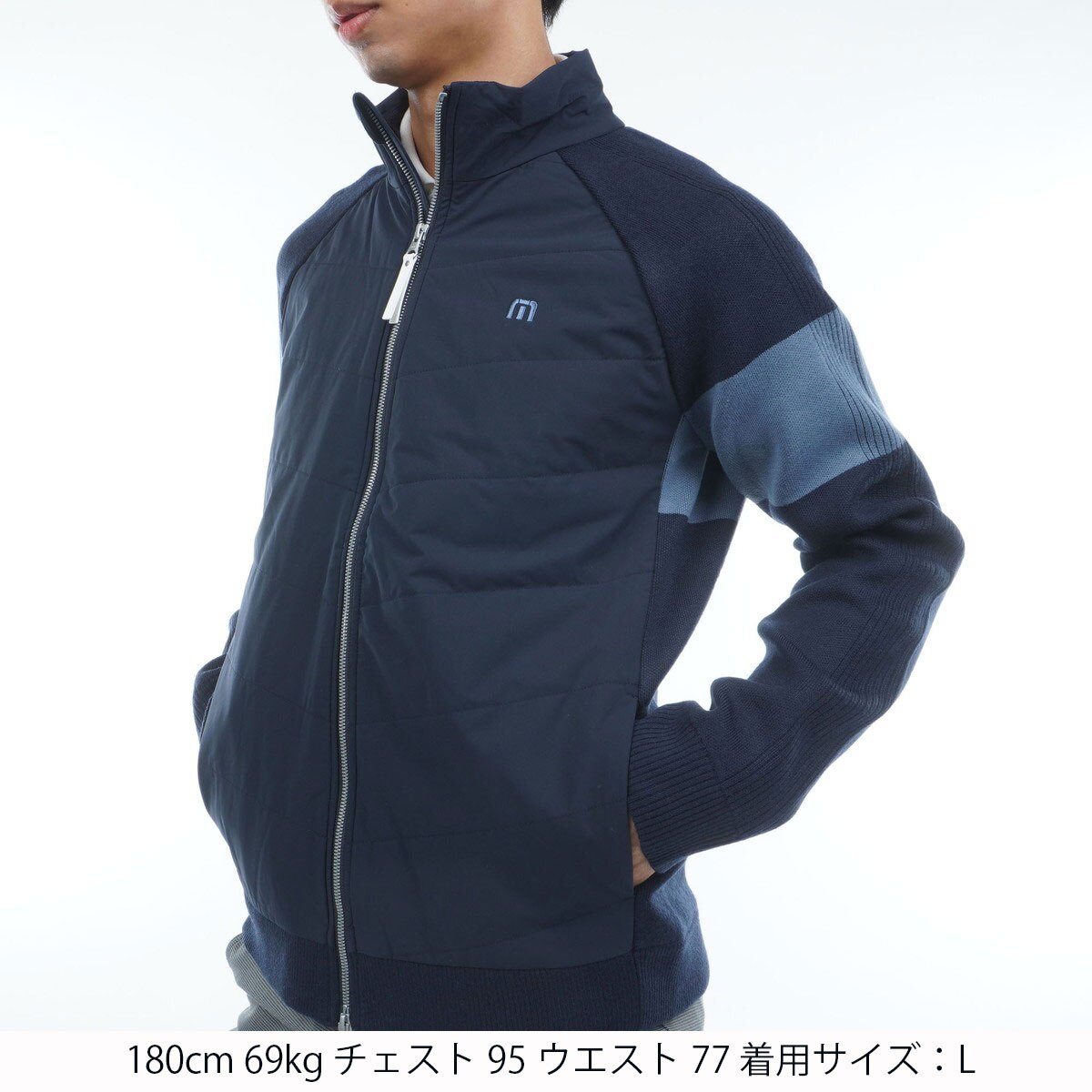 ハイブリッドニットジャケット(アウター(ブルゾン、ウインド