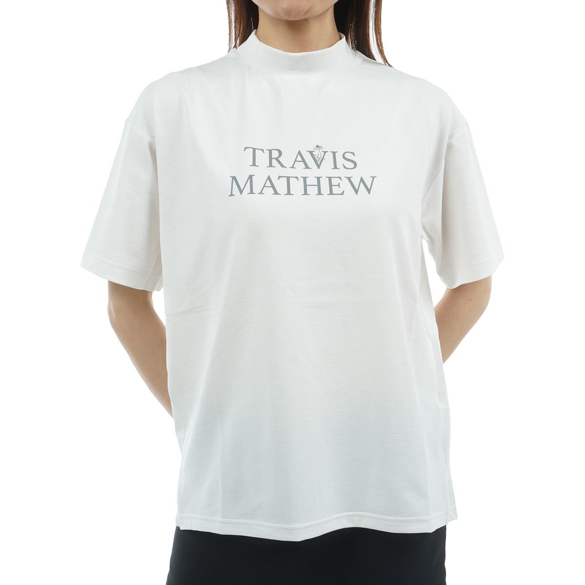 モックネック半袖シャツ レディス(半袖シャツ・ポロシャツ)|Travis