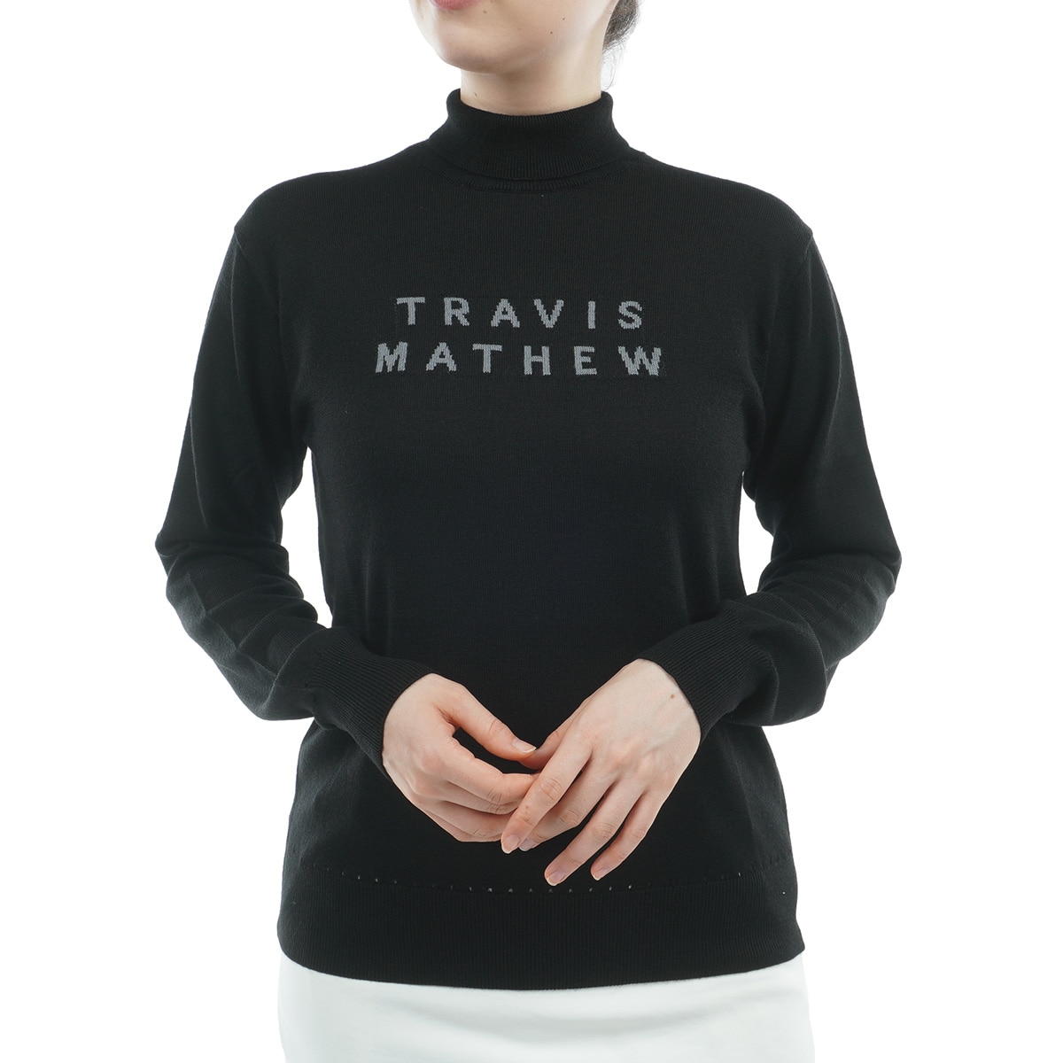 タートルネックセーター レディス(中間着(セーター、トレーナー