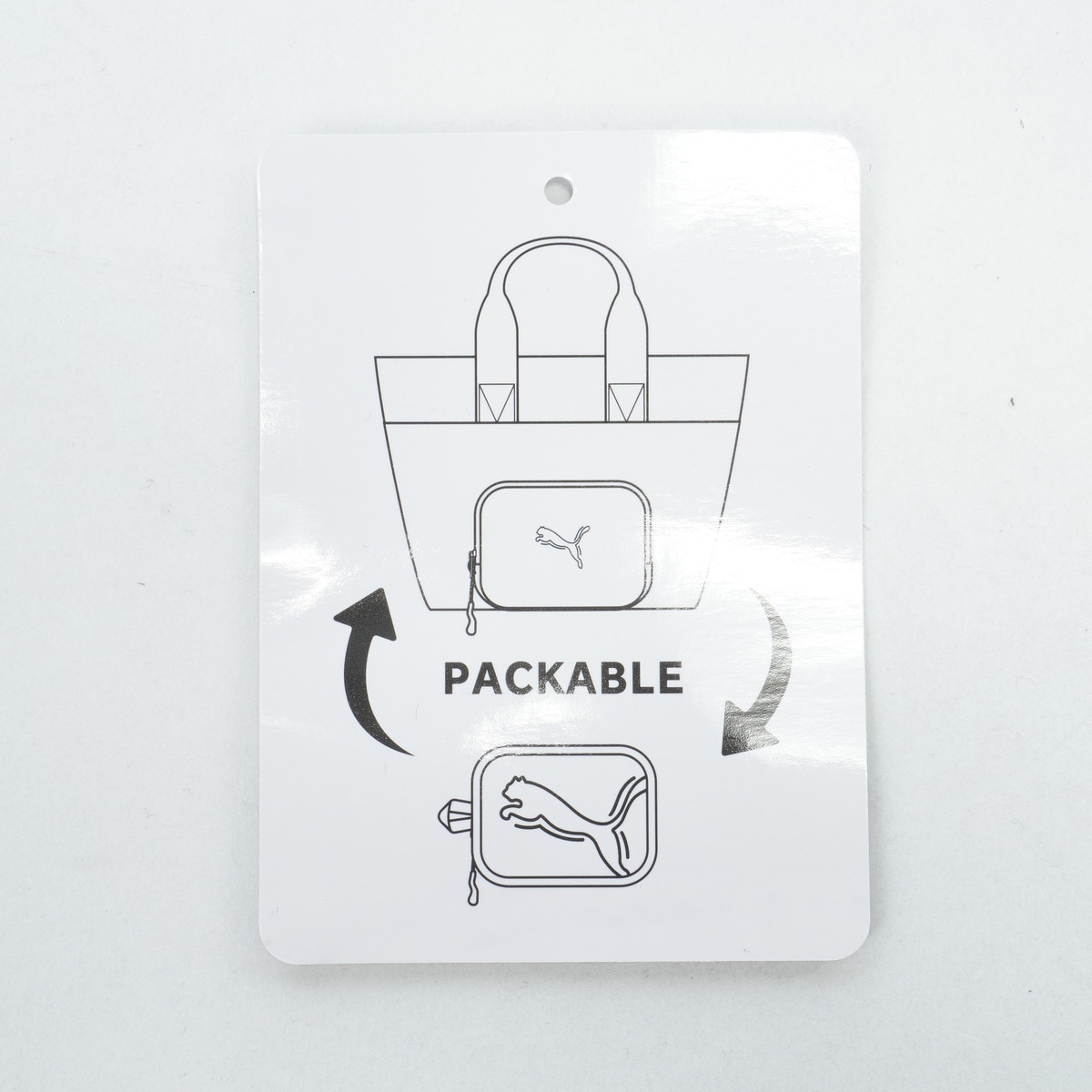 シャドウキャット パッカブル ラウンドトートバッグ(ラウンドバッグ