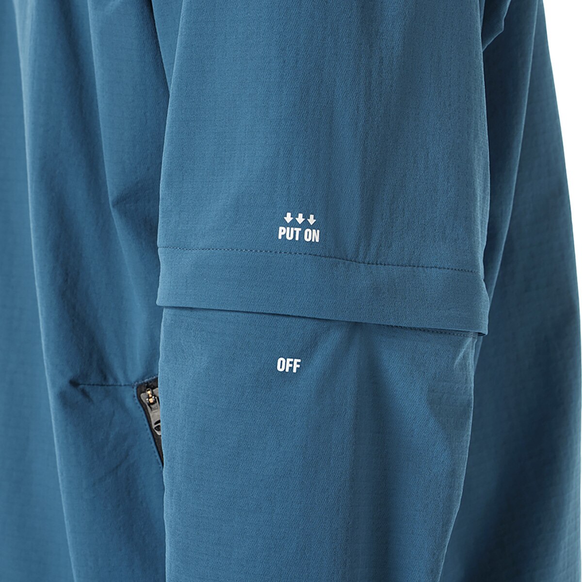 ストレッチ 2WAY コンバーチブル クルーネックプルオーバー(中間着