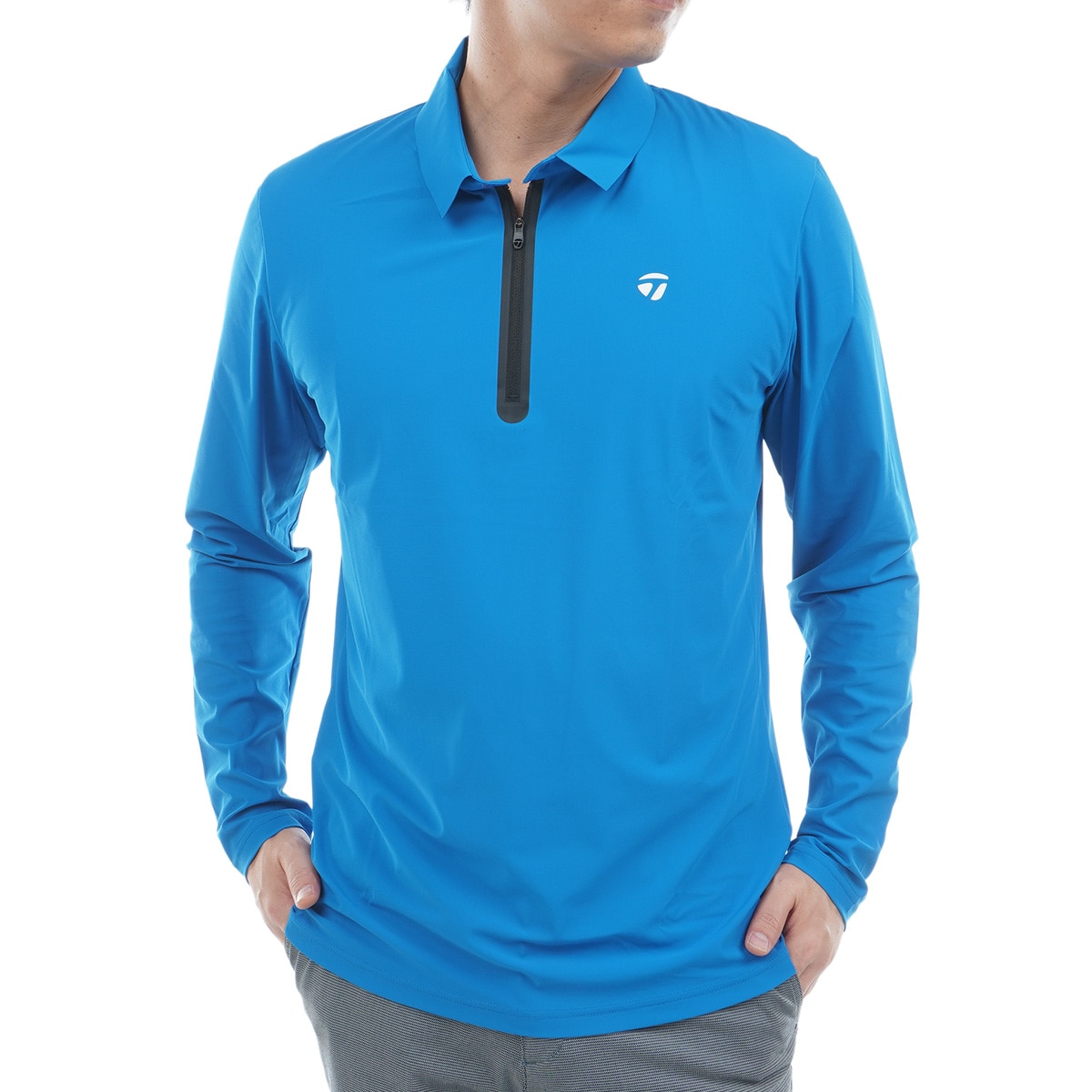 ストレッチ エッジド長袖ポロシャツ(長袖シャツ・ポロシャツ)|Taylor