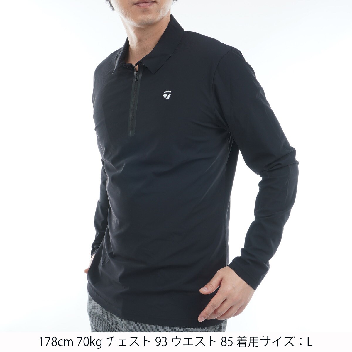 ストレッチ エッジド長袖ポロシャツ(長袖シャツ・ポロシャツ)|Taylor