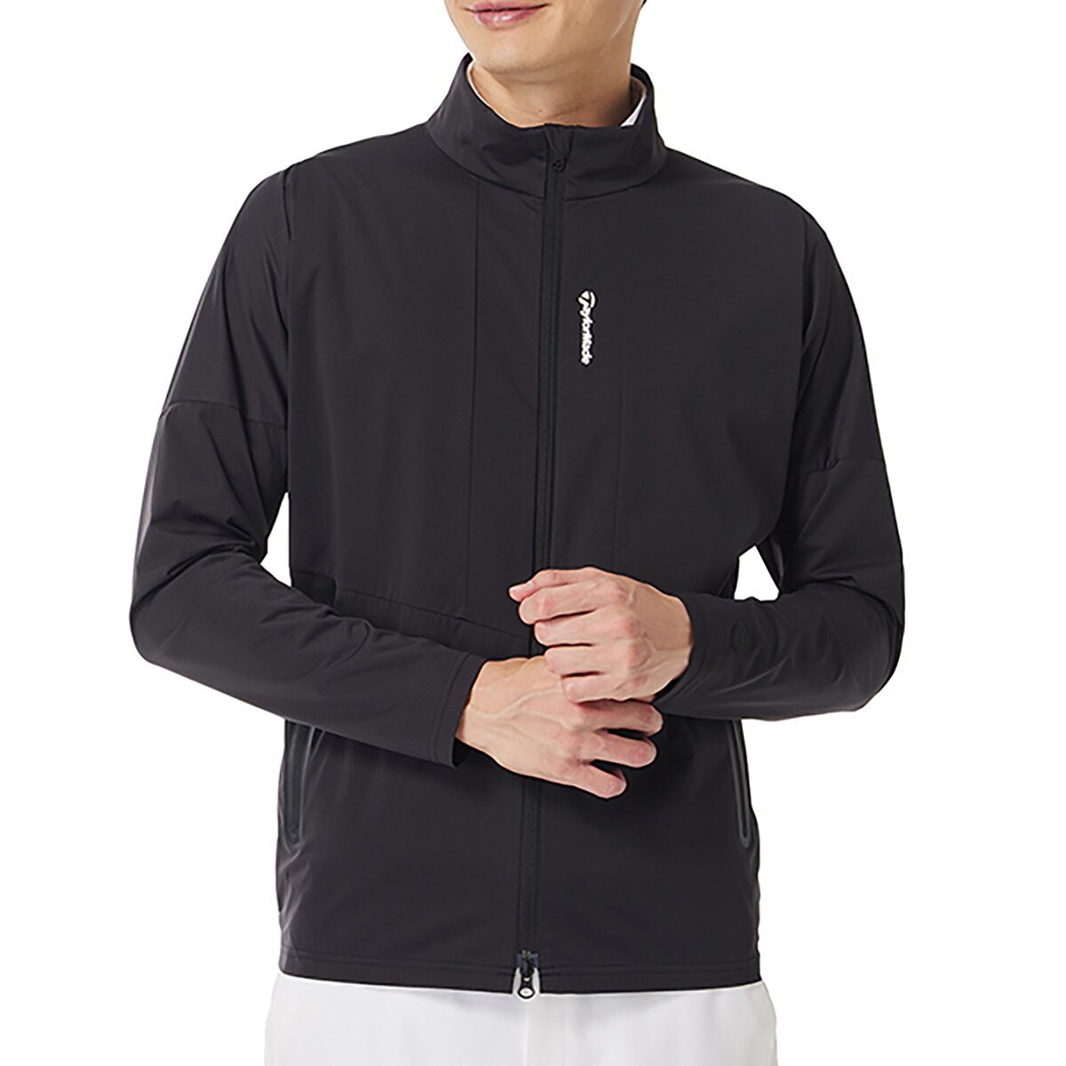 24年モデル テーラーメイド ハーフジップ ブルゾン ハイネック ブラック 24年モデル テーラーメイド ハーフジップ ブルゾン ハイネック