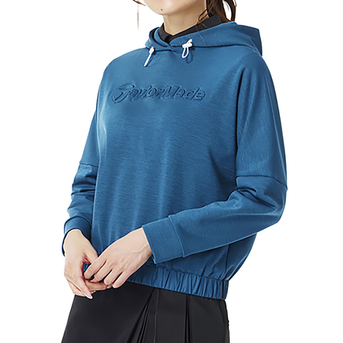 ストレッチ クロップドフーディー レディス(中間着(セーター