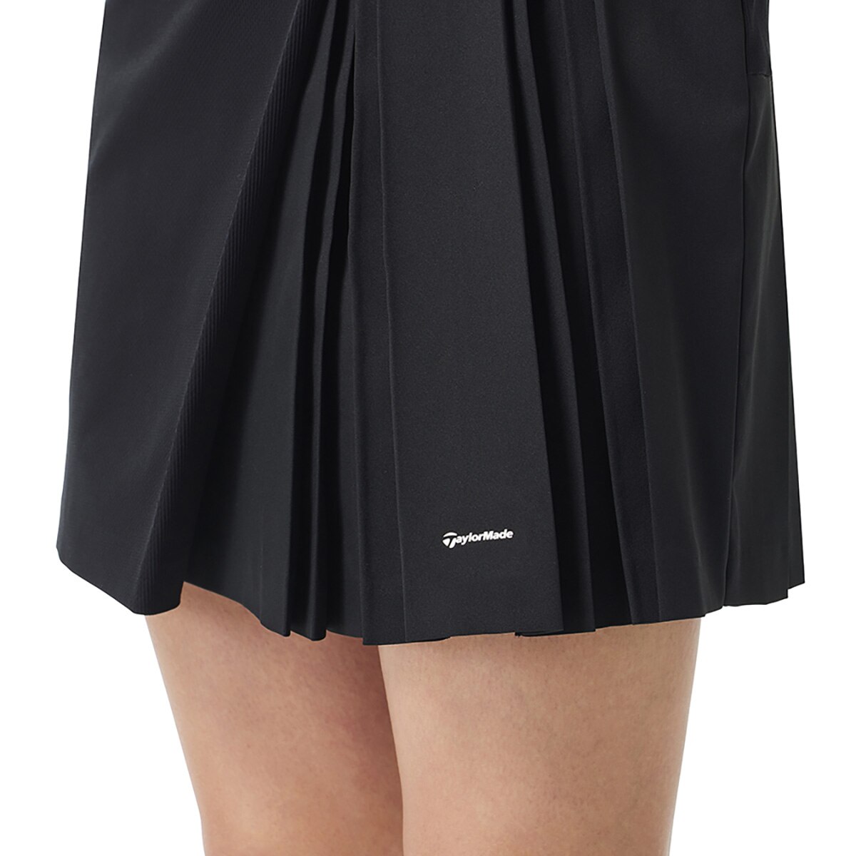新品タグ付きTaylorMade ゴルフ プリーツスカート 黒 テーラーメイド(TaylorMade) ゴルフウェア スカート ウィメンズ ダブル
