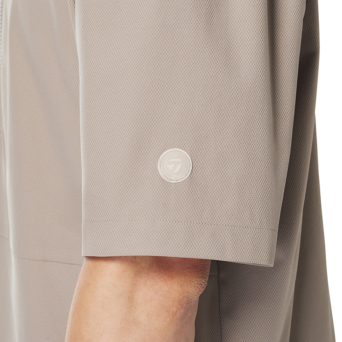 ストレッチ マルチファンクショナル 半袖ハーフジップジャケット