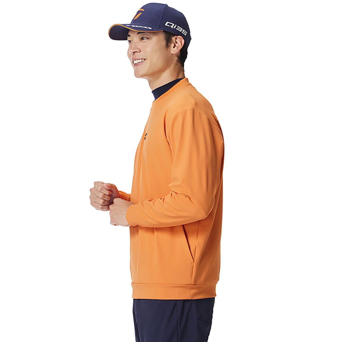 ストレッチ T-HEAT ウインドブロック クルーネックプルオーバー