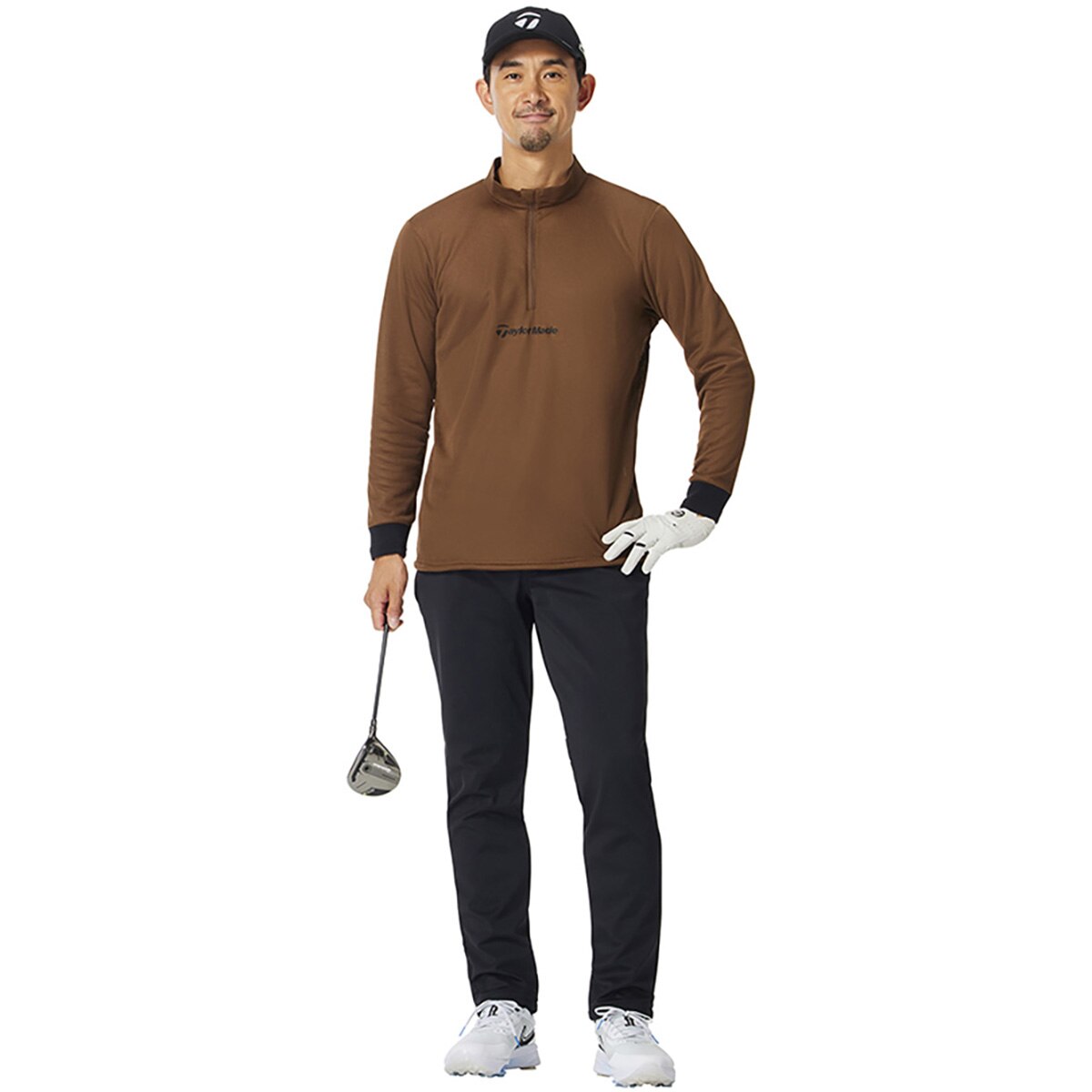 ストレッチ オクタハーフジップ ミッドレイヤー(中間着(セーター