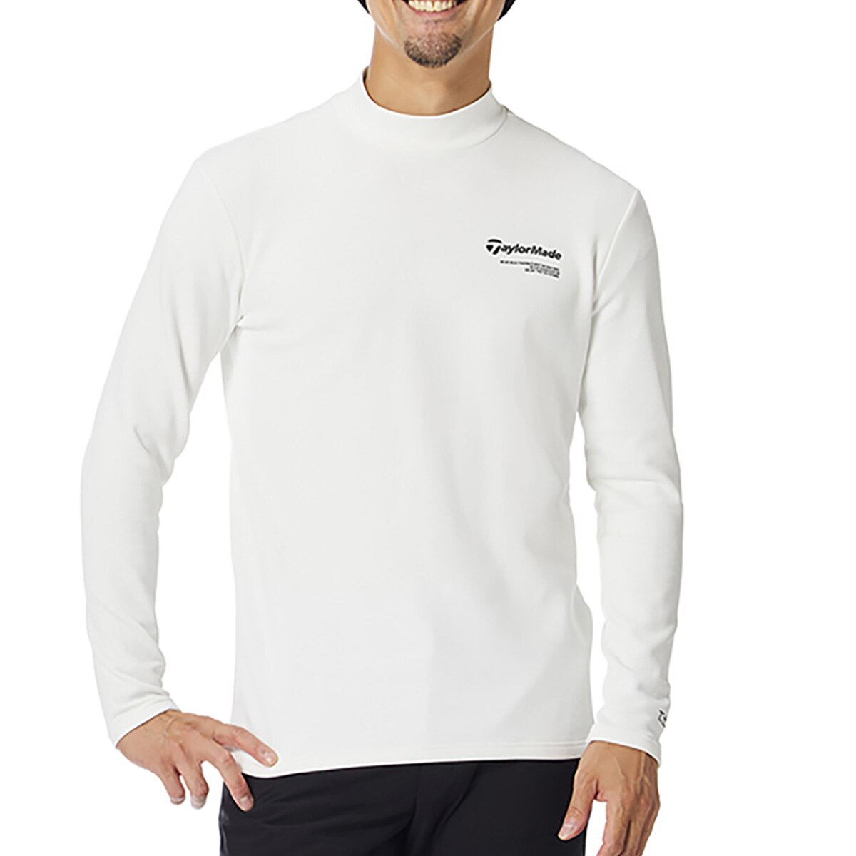 ストレッチ T-HEAT ブラッシュド モックネック長袖シャツ(長袖シャツ