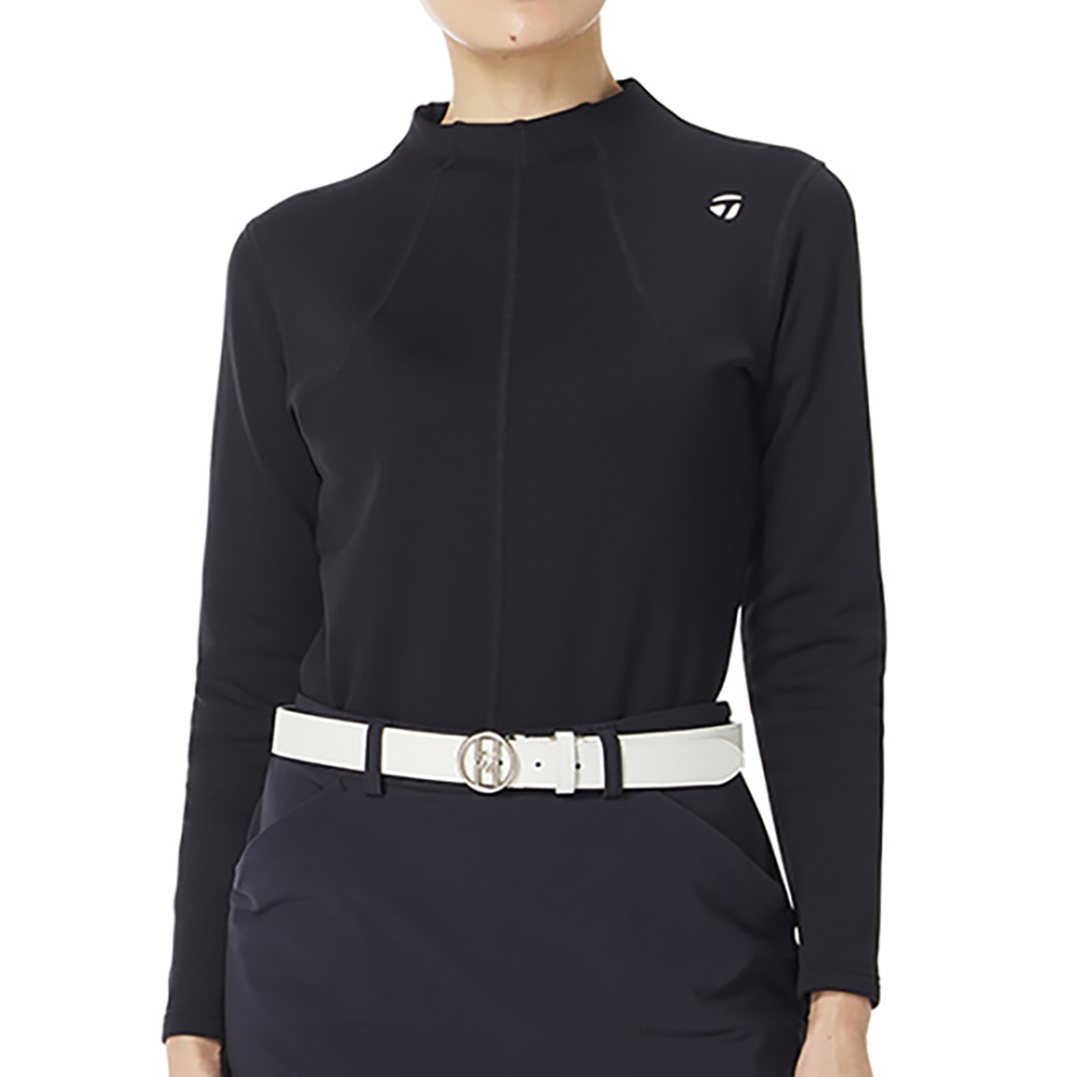 ストレッチ T-HEATブロッキング モックネック長袖シャツ レディス(長袖