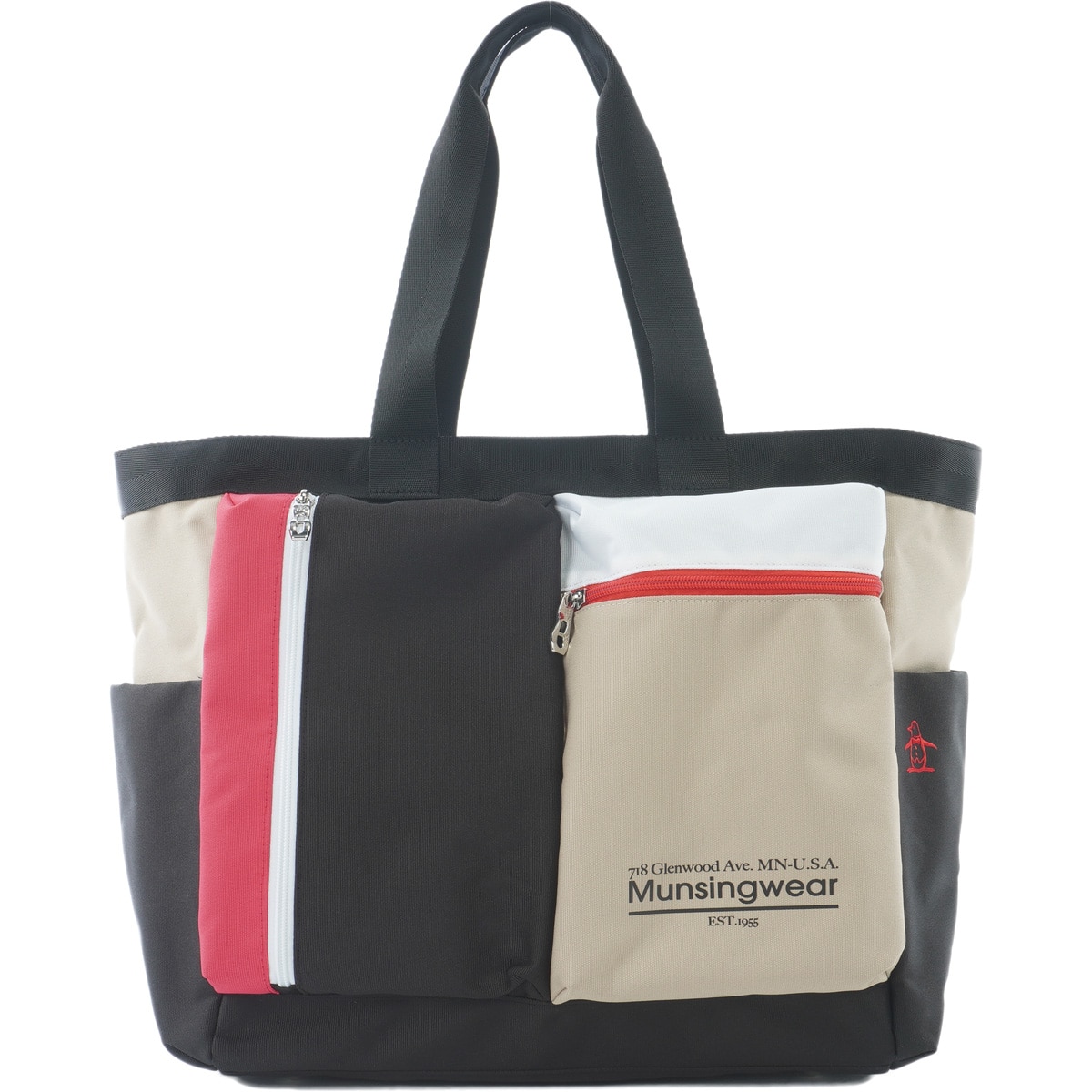 マンシングウェア ゴルフ トート バッグ新品Munsing wear Munsingwear MUNSINGWEAR マンシングウェア ゴルフ カートバッグ