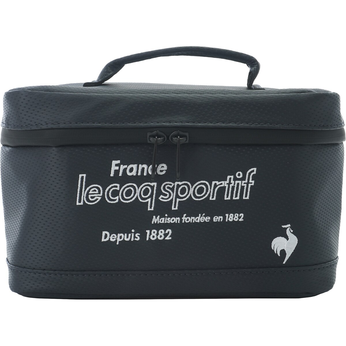 ルコックスポルティフ ゴルフ カートポーチ【ブラック】新品！ 縦型／クラッチタイプ 2WAYカートポーチ(ラウンドバッグ)