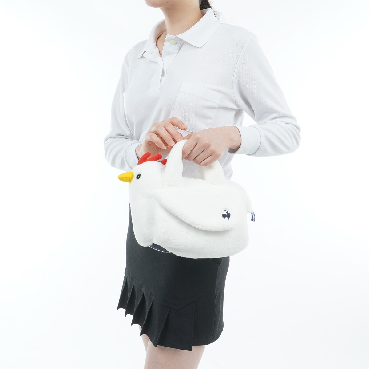 ハンドウォーマー付き ボアカートバッグ(ラウンドバッグ)|Le coq