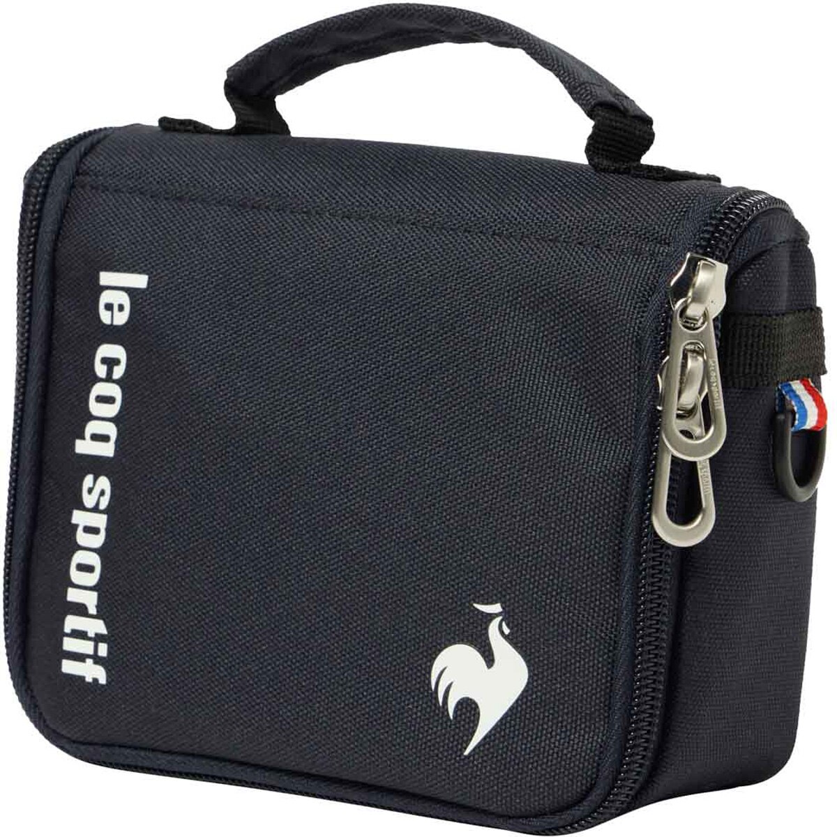 ルコックスポルティフ ゴルフ カートポーチ【ブラック】新品！ 縦型／クラッチタイプ 2WAYカートポーチ(ラウンドバッグ)