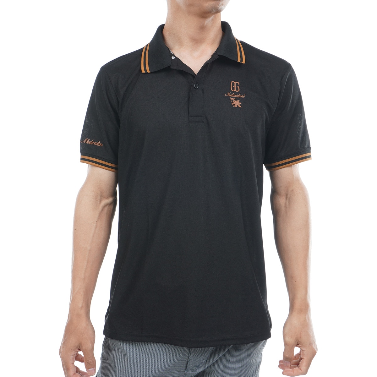 新品　Students Golf ポロシャツ　半袖　ピケポロ　ブラック　Lサイズ 新品 Students Golf ポロシャツ 半袖 ピケポロ ブラック Lサイズ