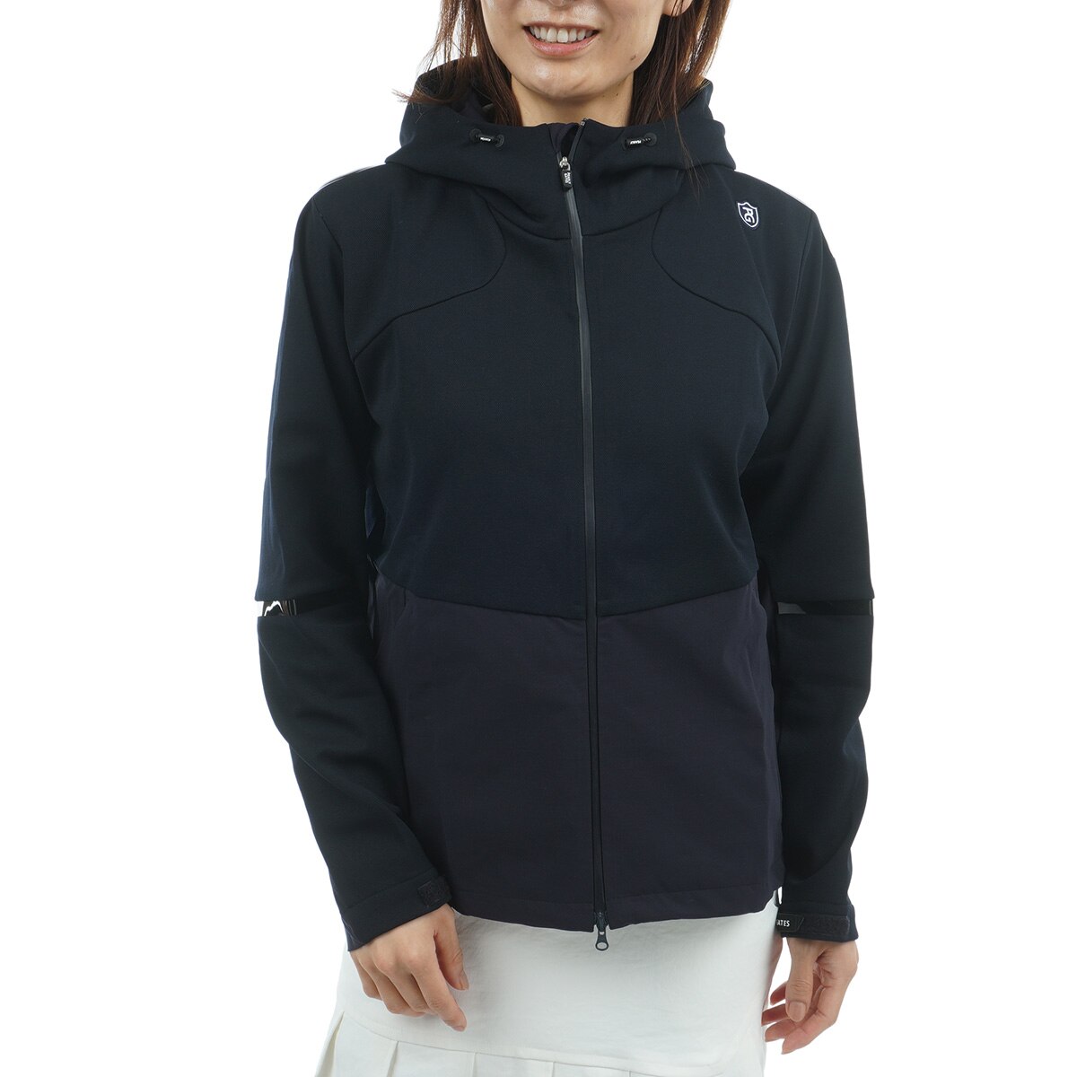 セール・アウトレット】デニット鹿の子リバー×ドットエア 千鳥柄