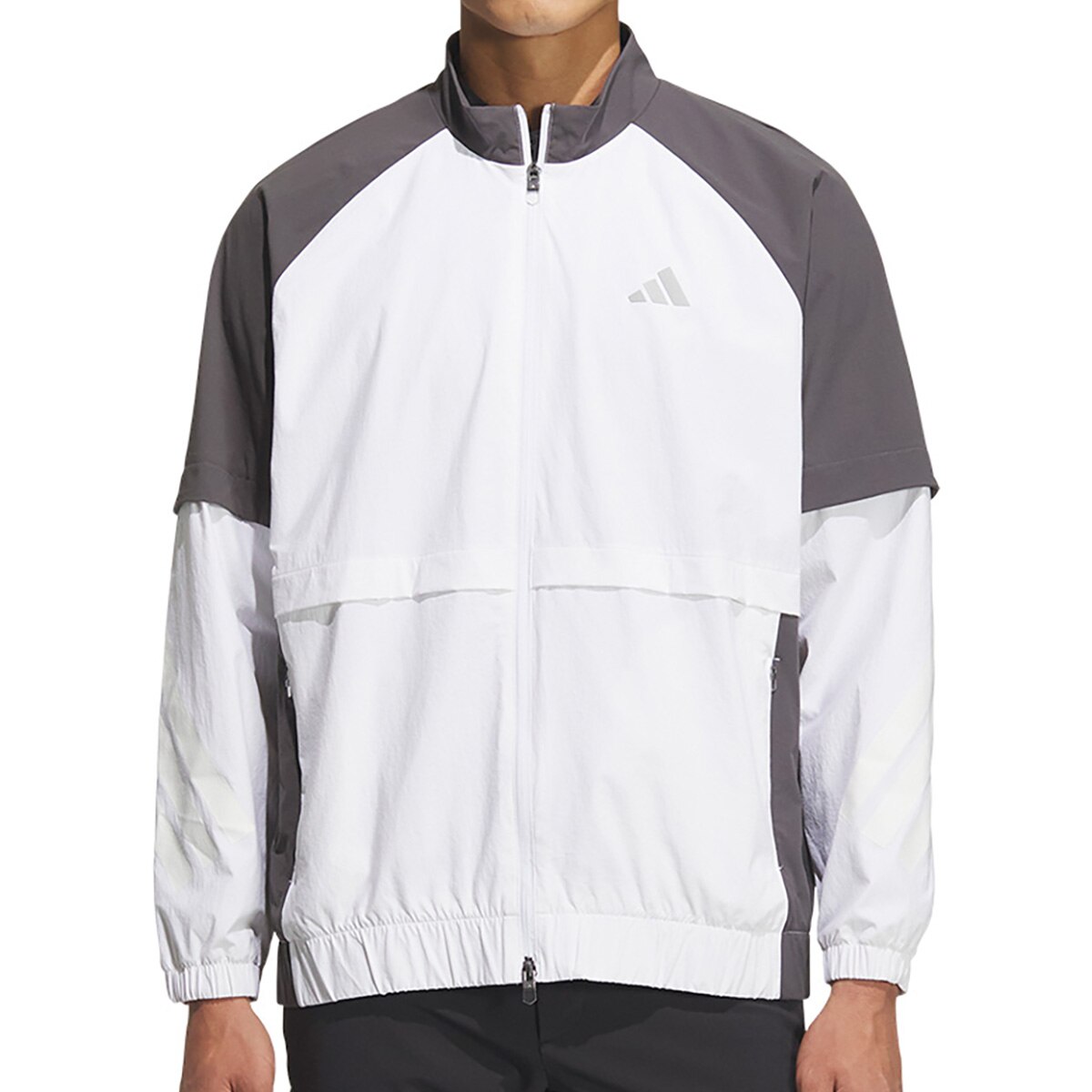 686]USA製 BEYONDビヨンドフルジップゴアテックスジャケットブルゾン ビヨンド ザ コース ストレッチ カラーブロック フルジップトラック