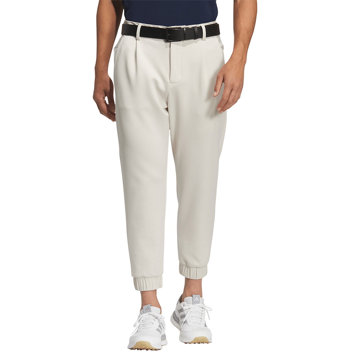 ストレッチ ダンボールニット ワンタックジョガーパンツ(ロングパンツ