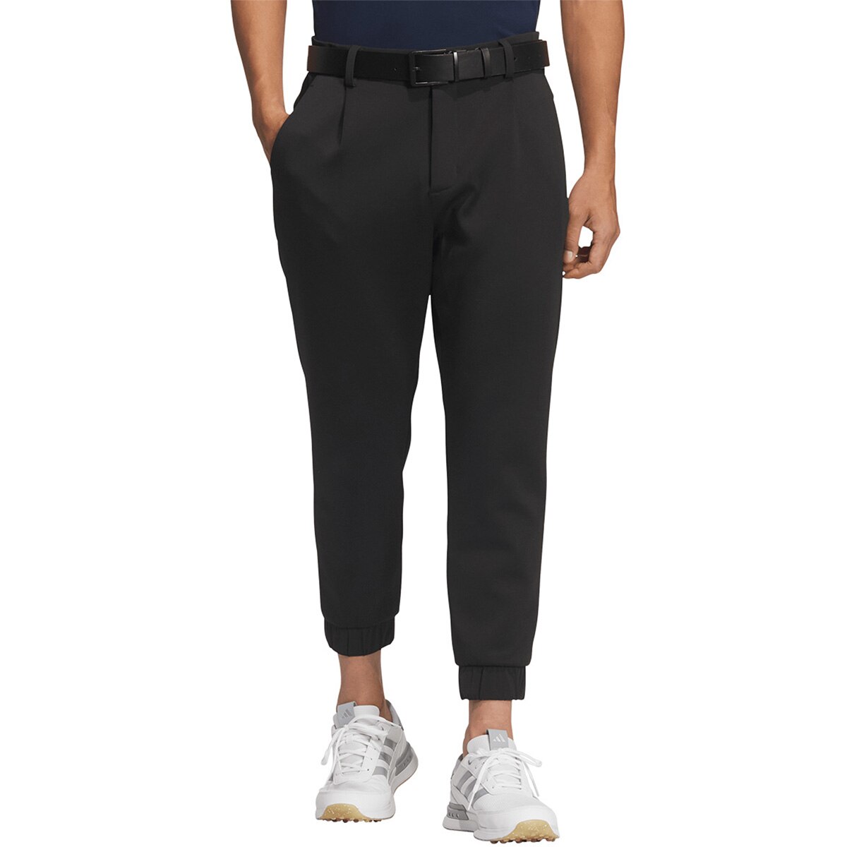 ストレッチ ダンボールニット ワンタックジョガーパンツ(ロングパンツ