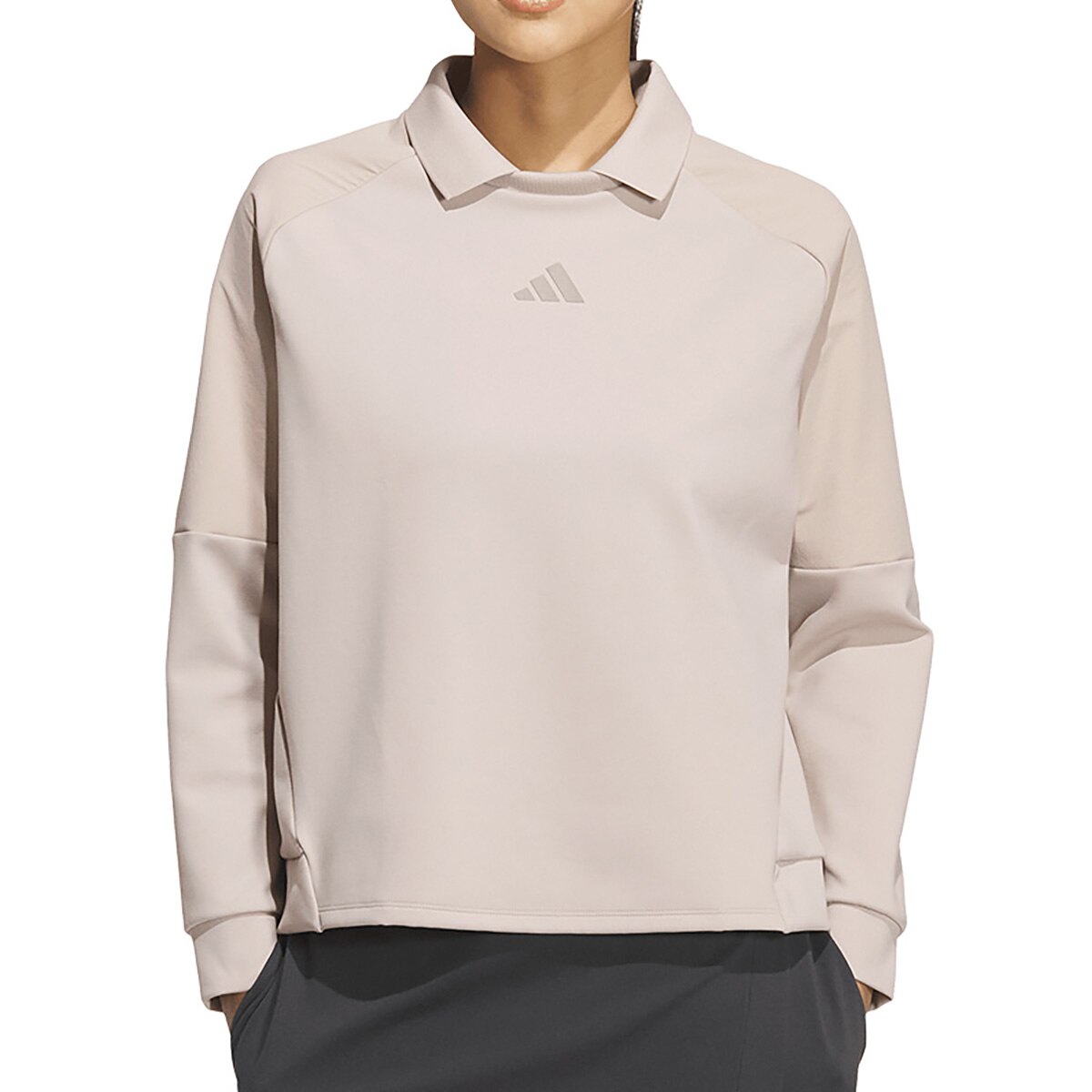 ビヨンド ザ コース ストレッチ ファブリックミックス プルオーバー