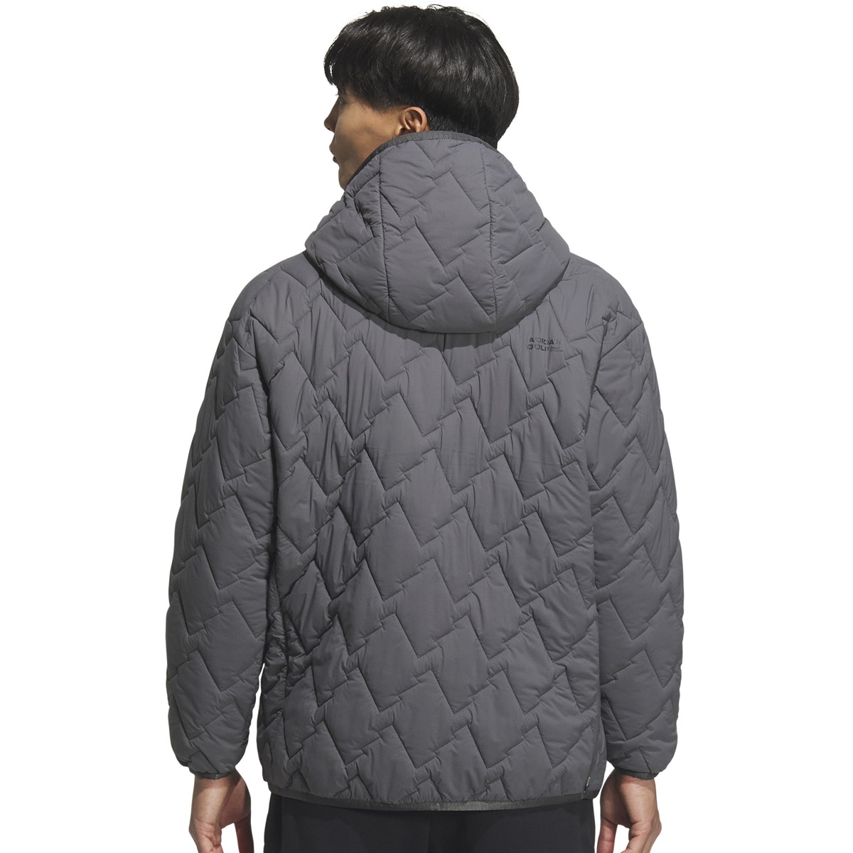 ビヨンド ザ コース キルト ハーフジップ フーディージャケット