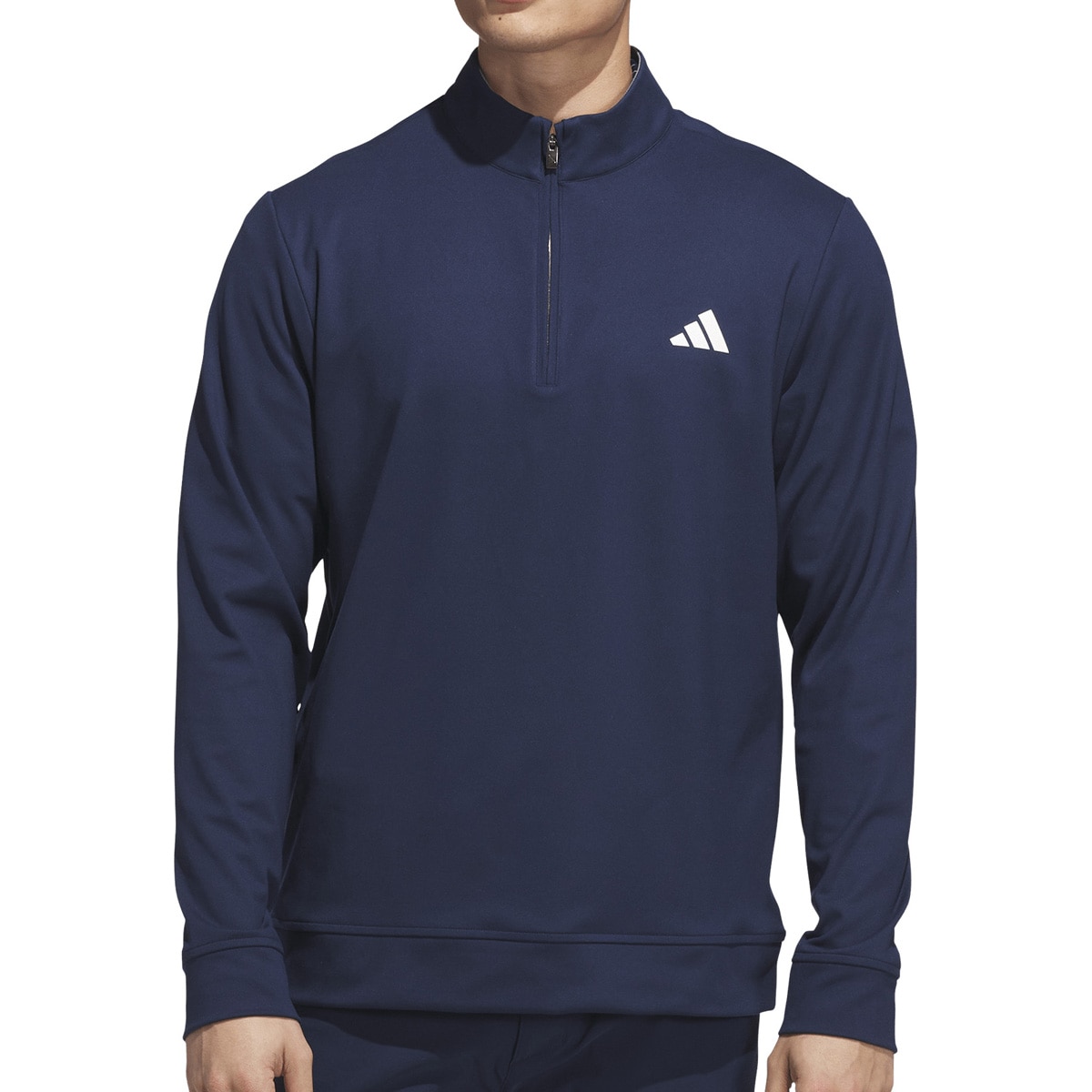 ストレッチ ハーフジップ 長袖スウェット(中間着(セーター、トレーナー