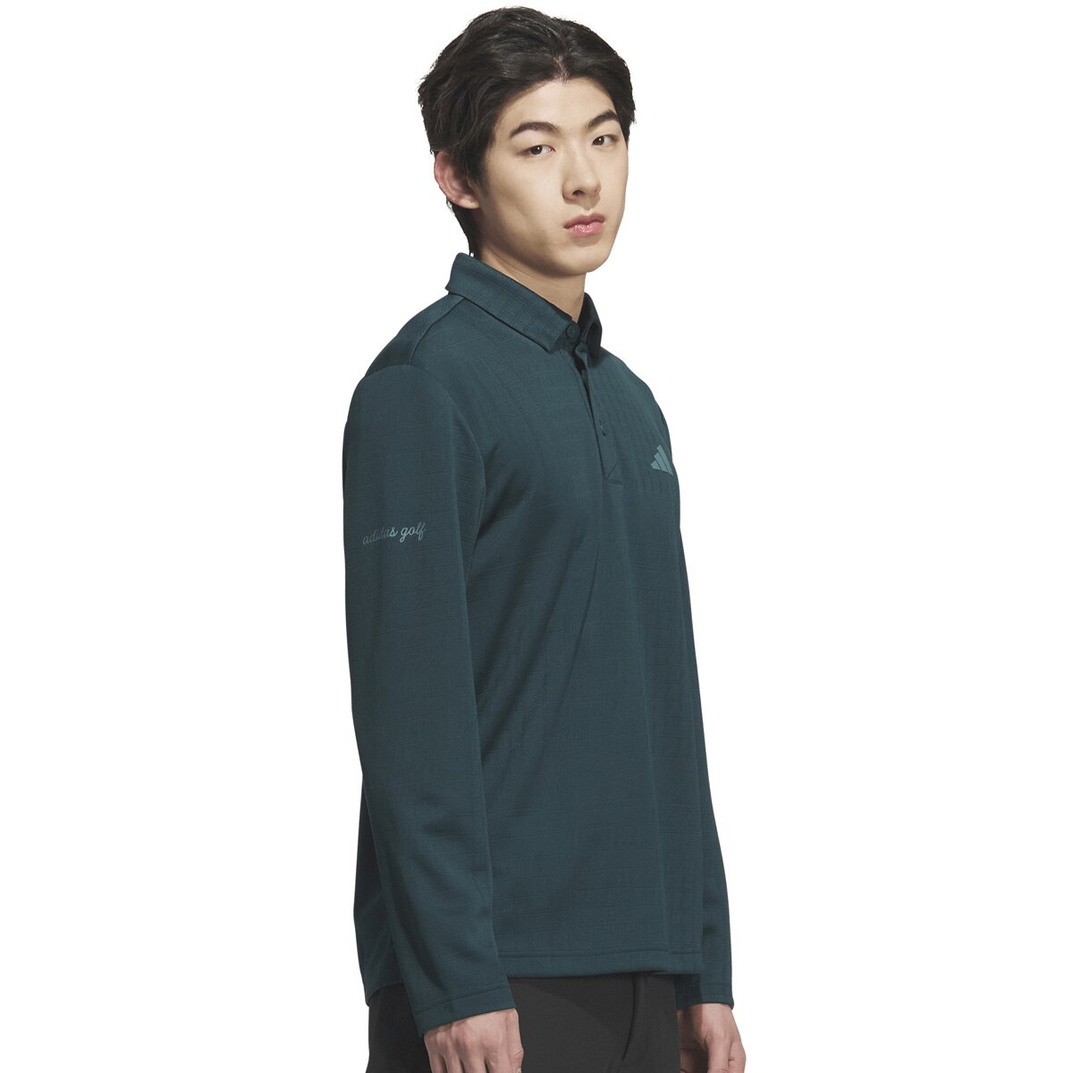 シーズナル ジャカード 長袖ポロシャツ(長袖シャツ・ポロシャツ