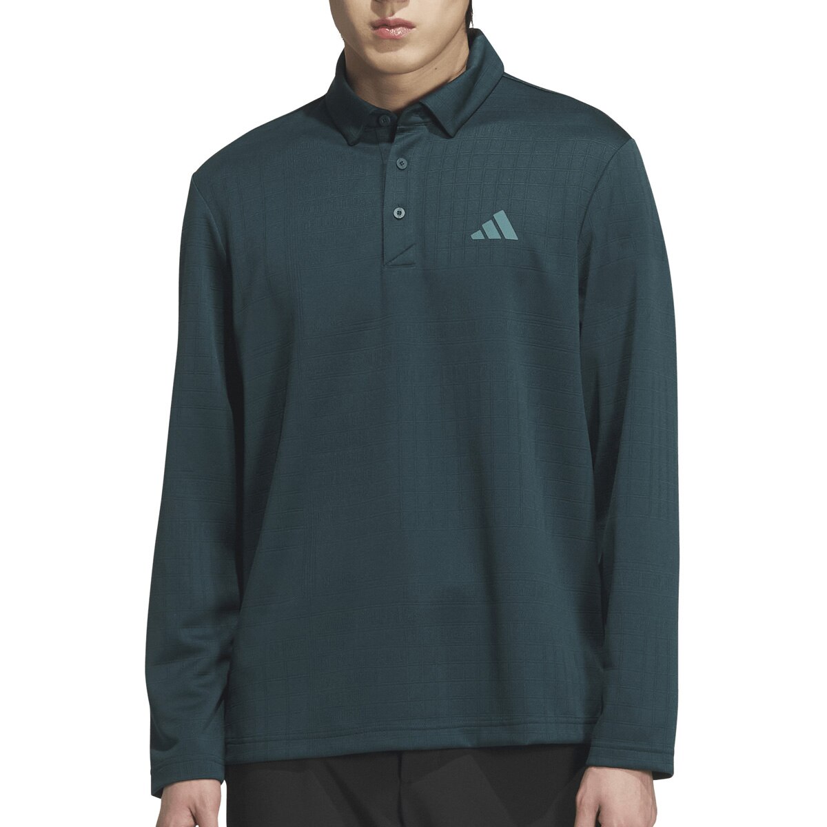 シーズナル ジャカード 長袖ポロシャツ(長袖シャツ・ポロシャツ