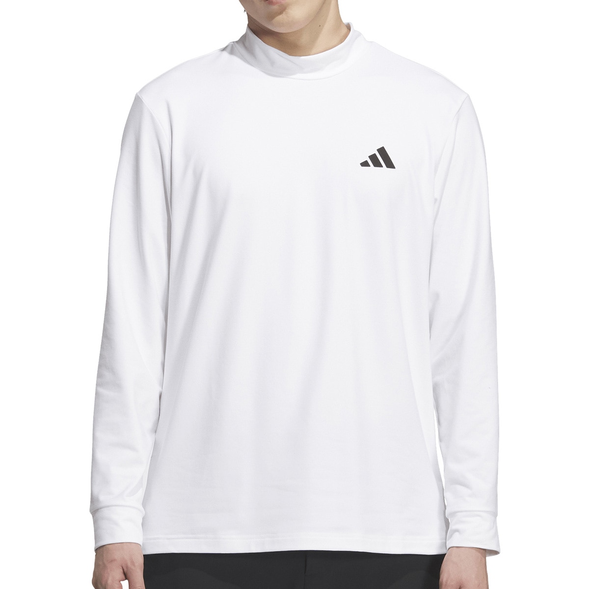 アディダス　モックネック　長袖　Мサイズ adidas アディダス モックネックシャツ 長袖 メンズ ゴルフ