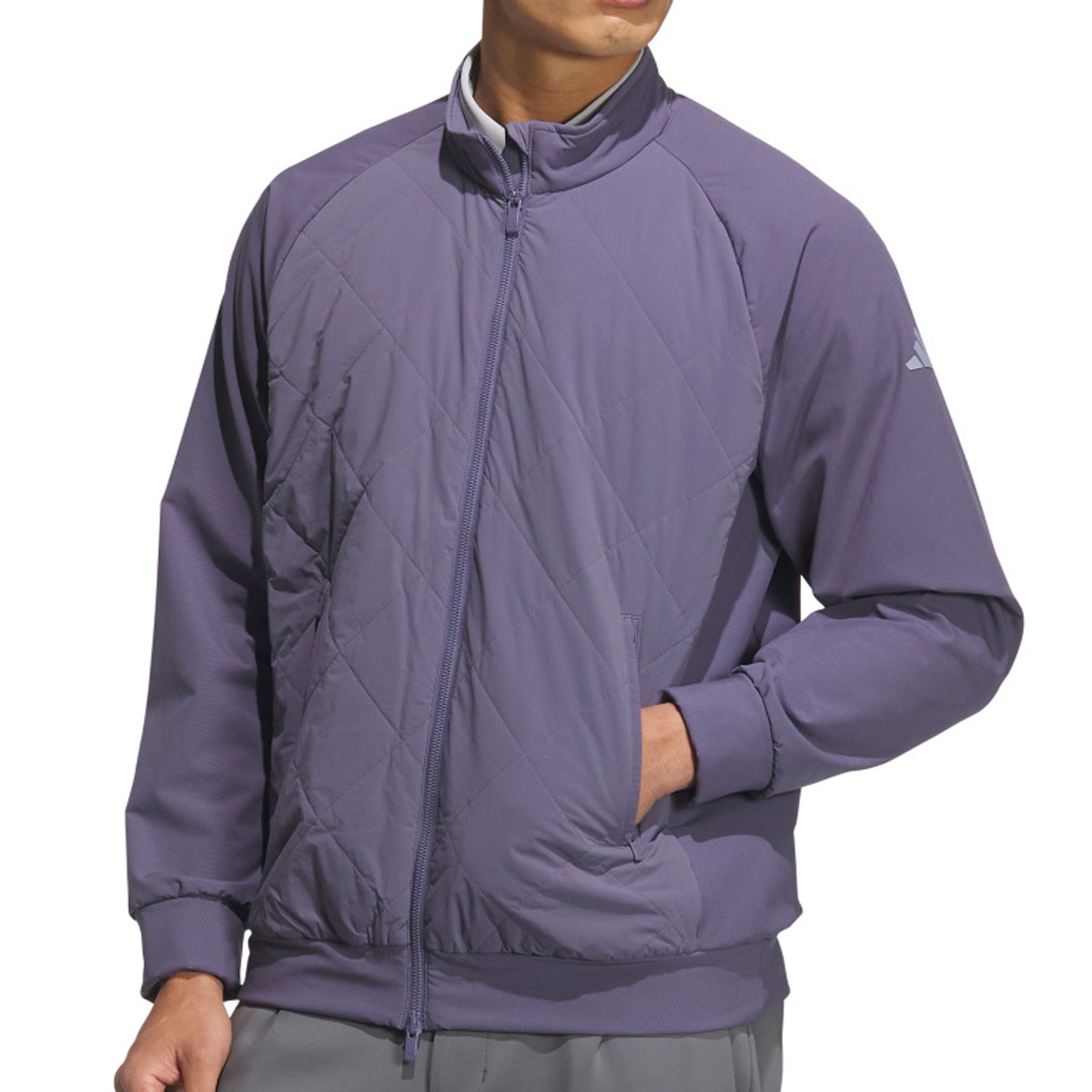 COLD.RDY?ストレッチ 裏起毛 キルトコンビネーション フルジップ