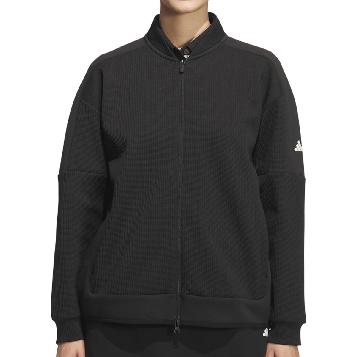 COLD.RDY ファブリックミックス フルジップジャケット レディス