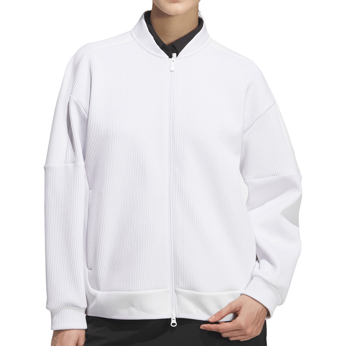 COLD.RDY ファブリックミックス フルジップジャケット レディス