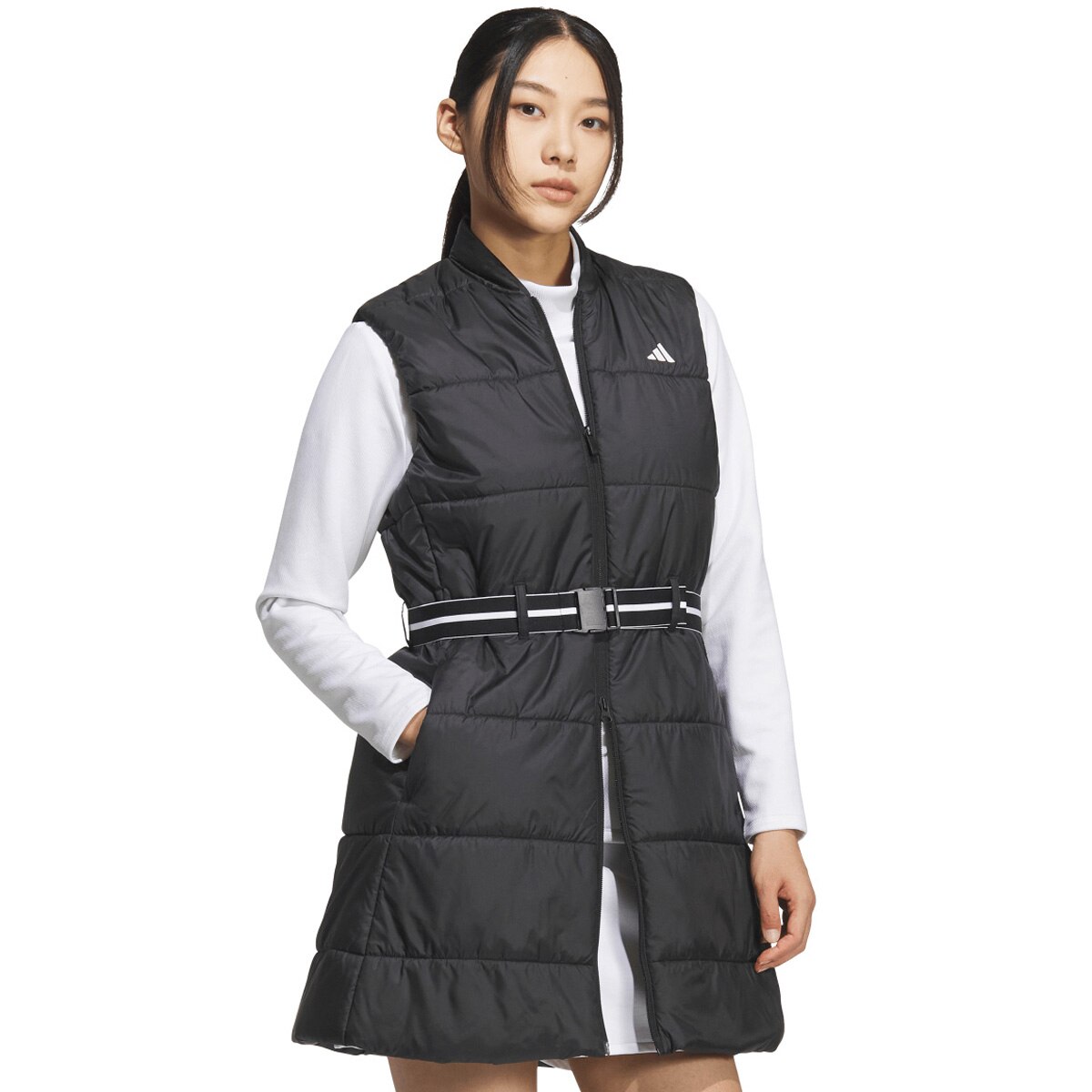 WIND .RDY フルジップ ロングベスト レディス(ベスト)|Adidas