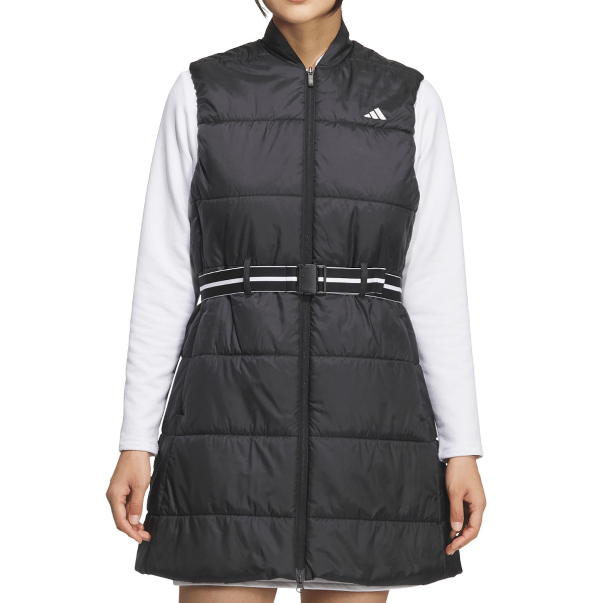 新品 XL adidas アディダス リップストップ フルジップ ダウンベスト