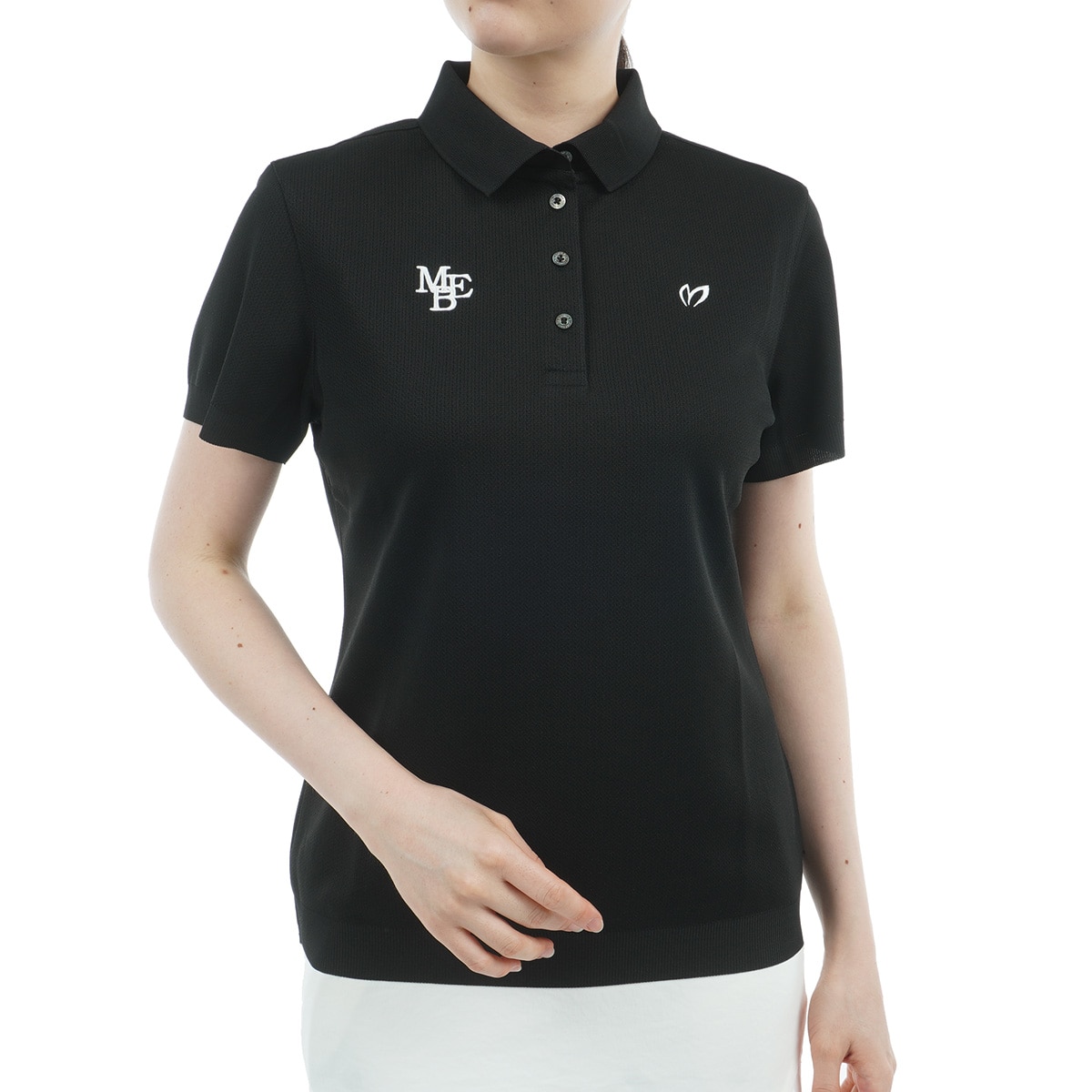 ハニカムリブスタート 半袖ポロシャツ レディス(半袖シャツ