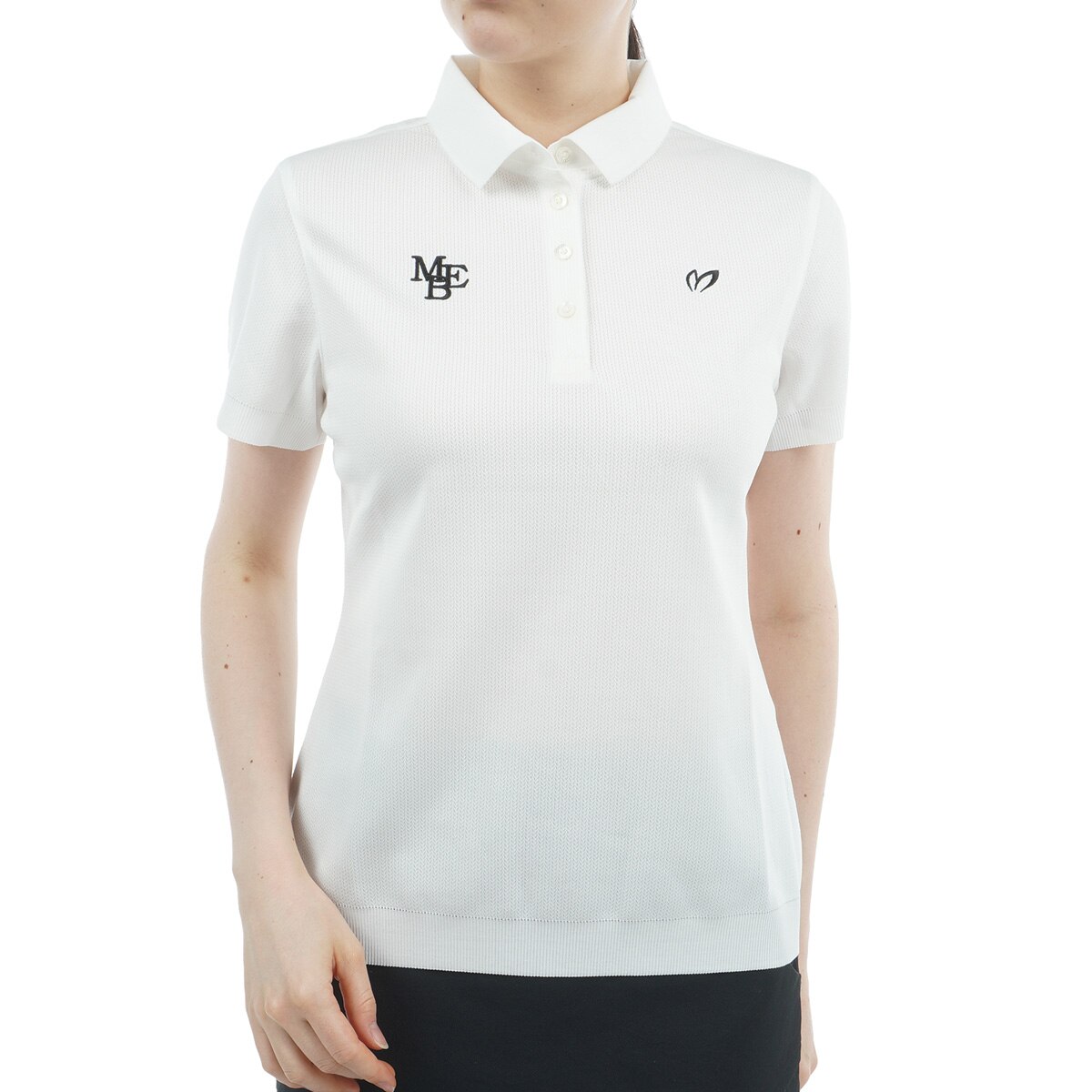 ハニカムリブスタート 半袖ポロシャツ レディス(半袖シャツ