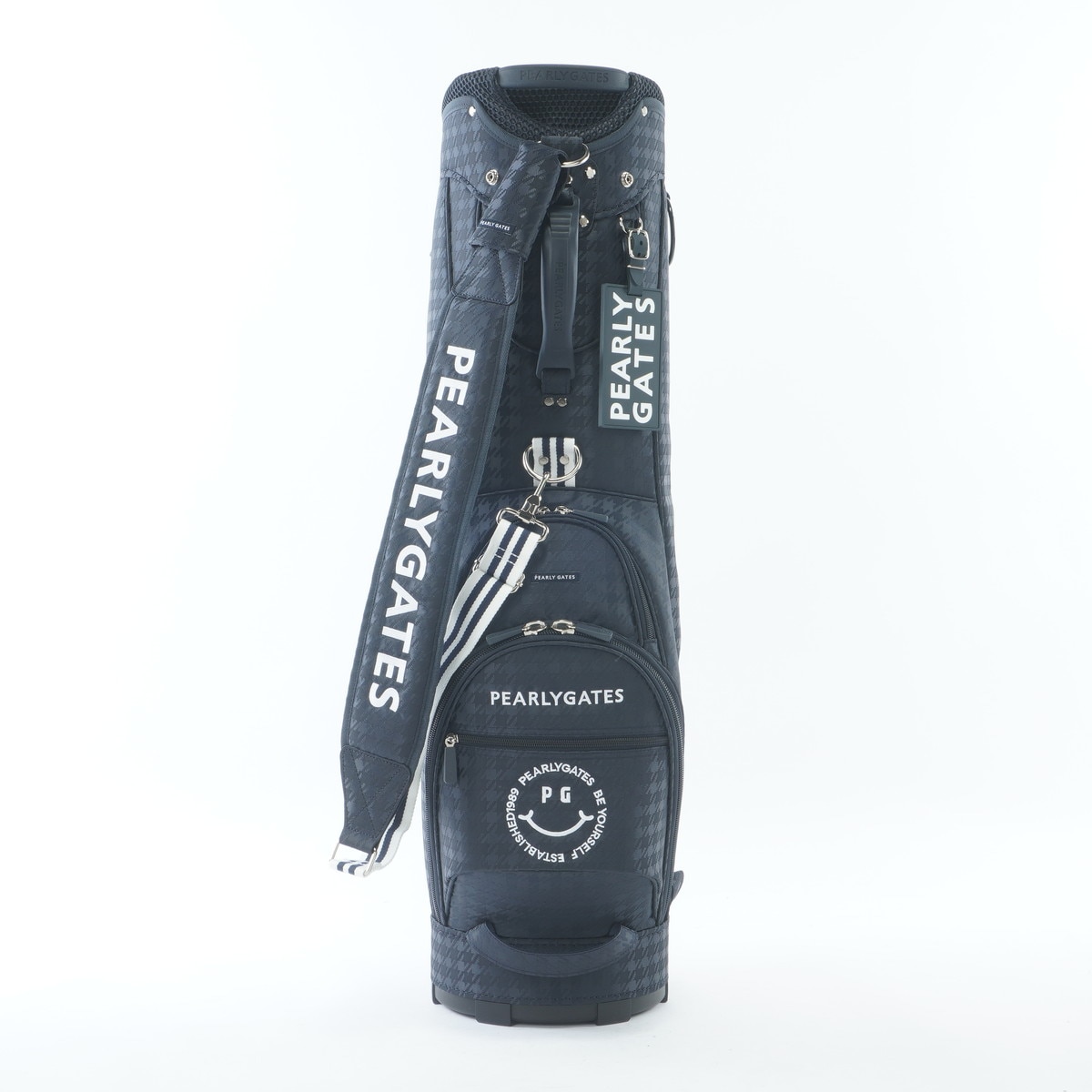 PEARLY GATES ゴルフバッグ・キャディバッグ ブラック 男女兼用 PEARLY GATES ゴルフ 「PEARLY GATES」キャリー付きBLACK