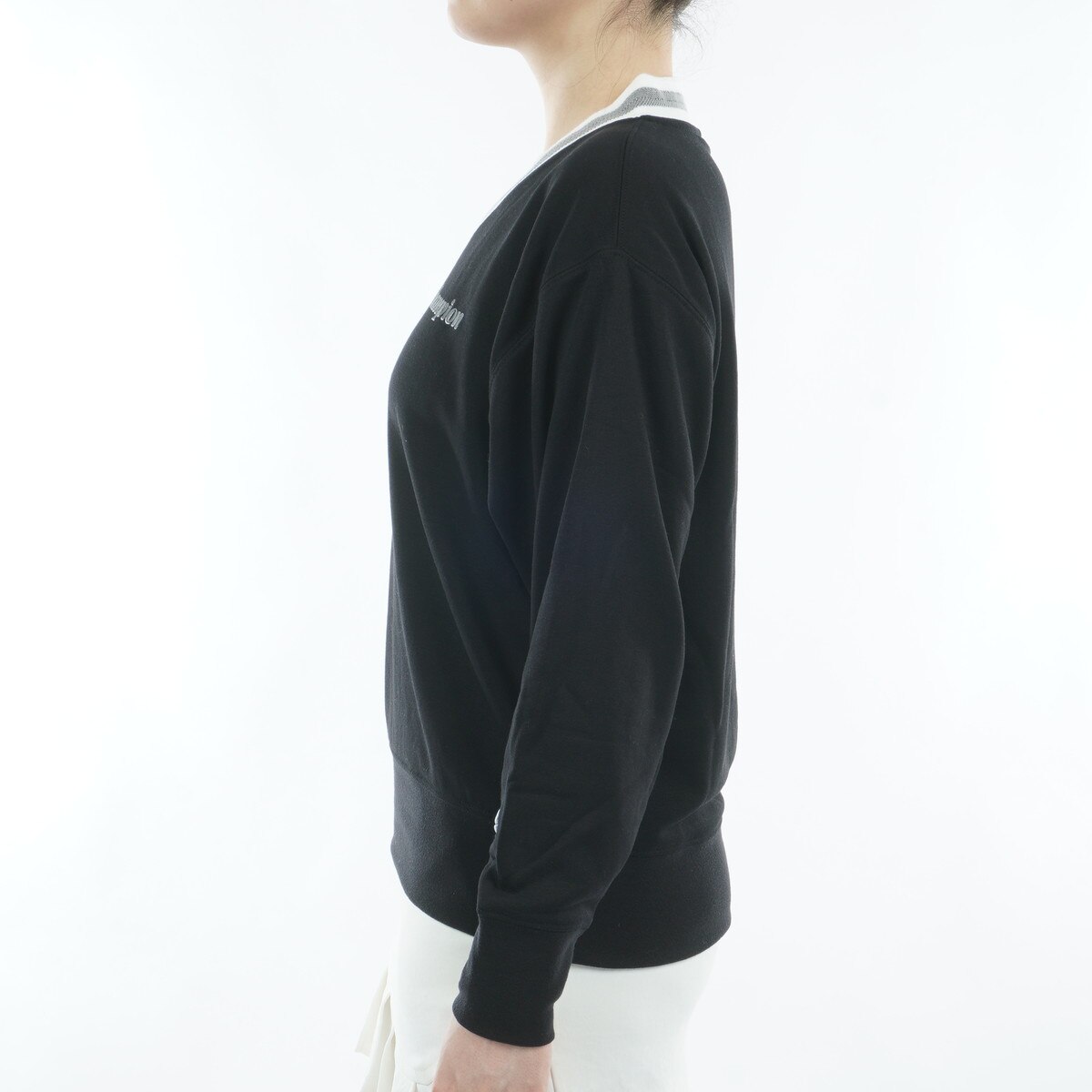 ストレッチ 軽量 吸汗速乾 テックウイーブテリー 裏毛Vネック