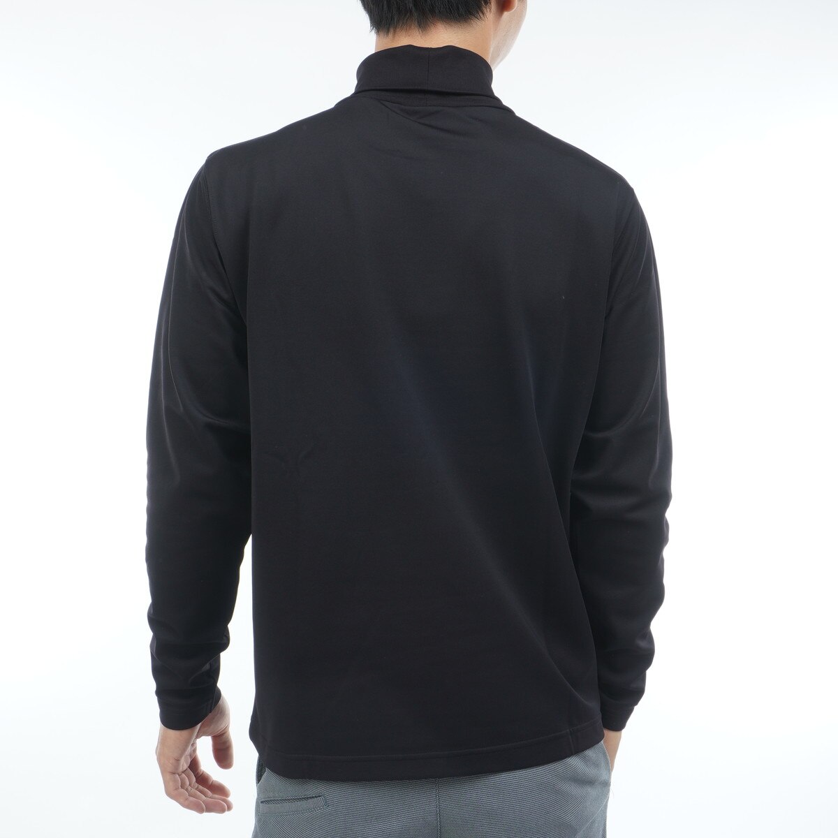 ストレッチ 保温 裏起毛 ウォームコンフォートジャージ タートルネック