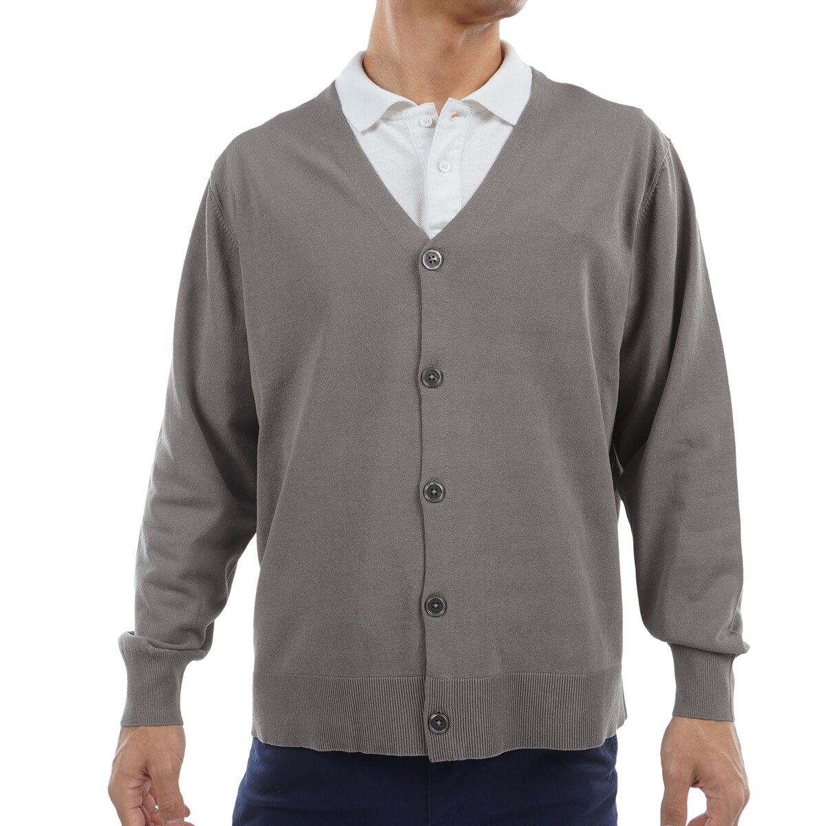 Callaway キャロウェイ ニット Vネックセーター メンズ L 白 総