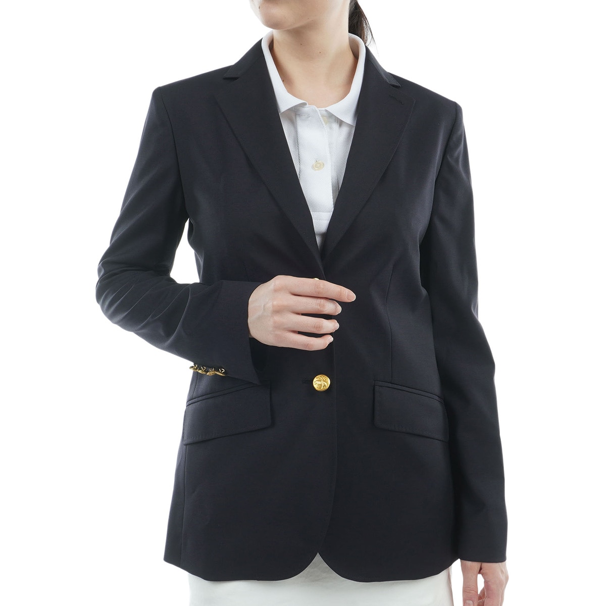 トロピカル シングル2ボタン ブレザー レディス(アウター(ブルゾン