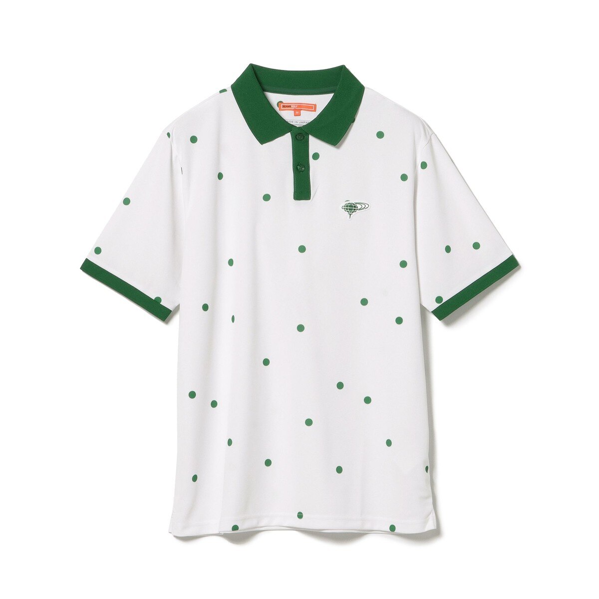 ORANGE LABEL ドットプリント クレリック ポロシャツ(半袖シャツ