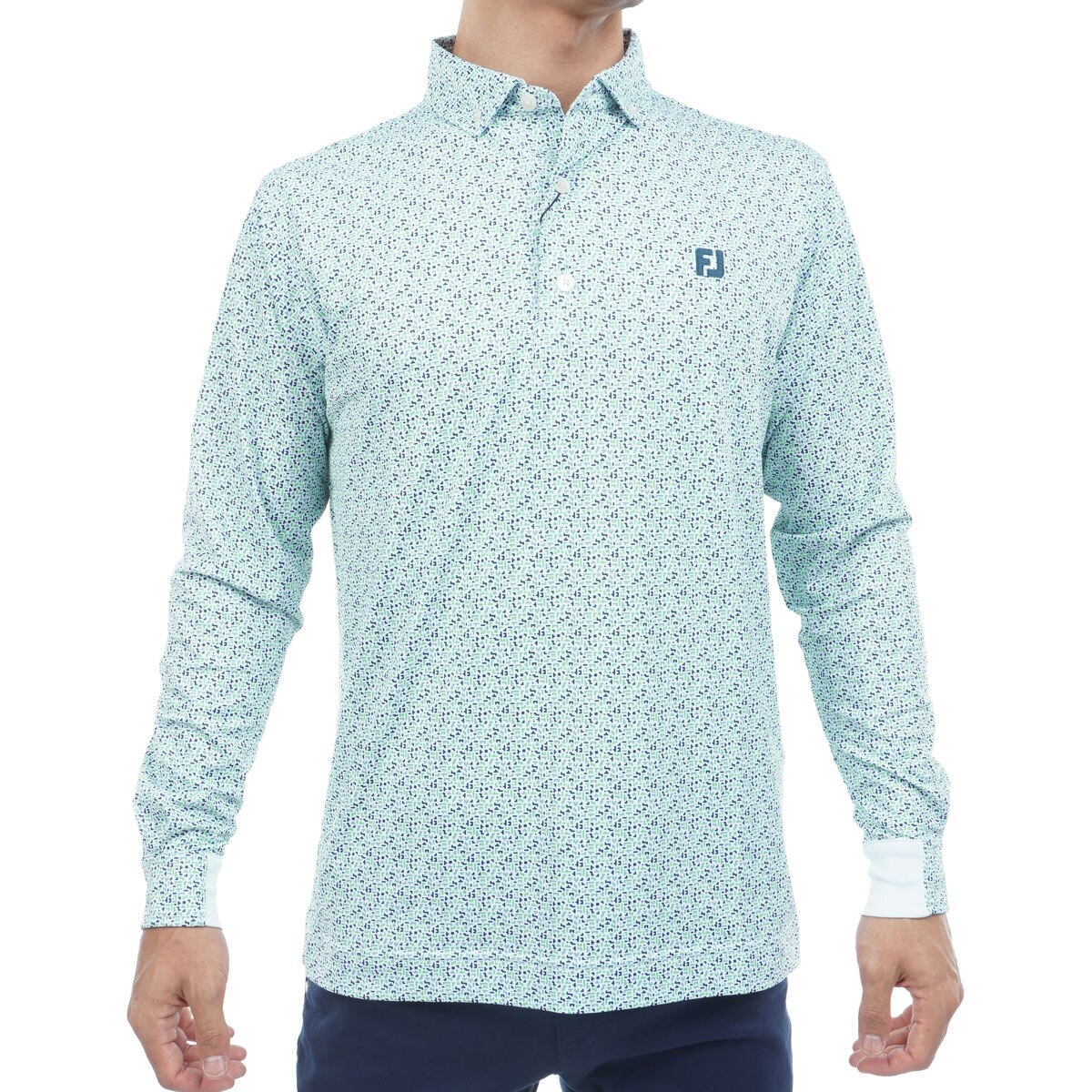 ☆ポロシャツ パーリーゲイツ キャロウェイ フットジョイ アディダス ４枚セット☆ ストレッチ ヘザープリント 半袖ボタンダウンポロシャツ(ポロシャツ)